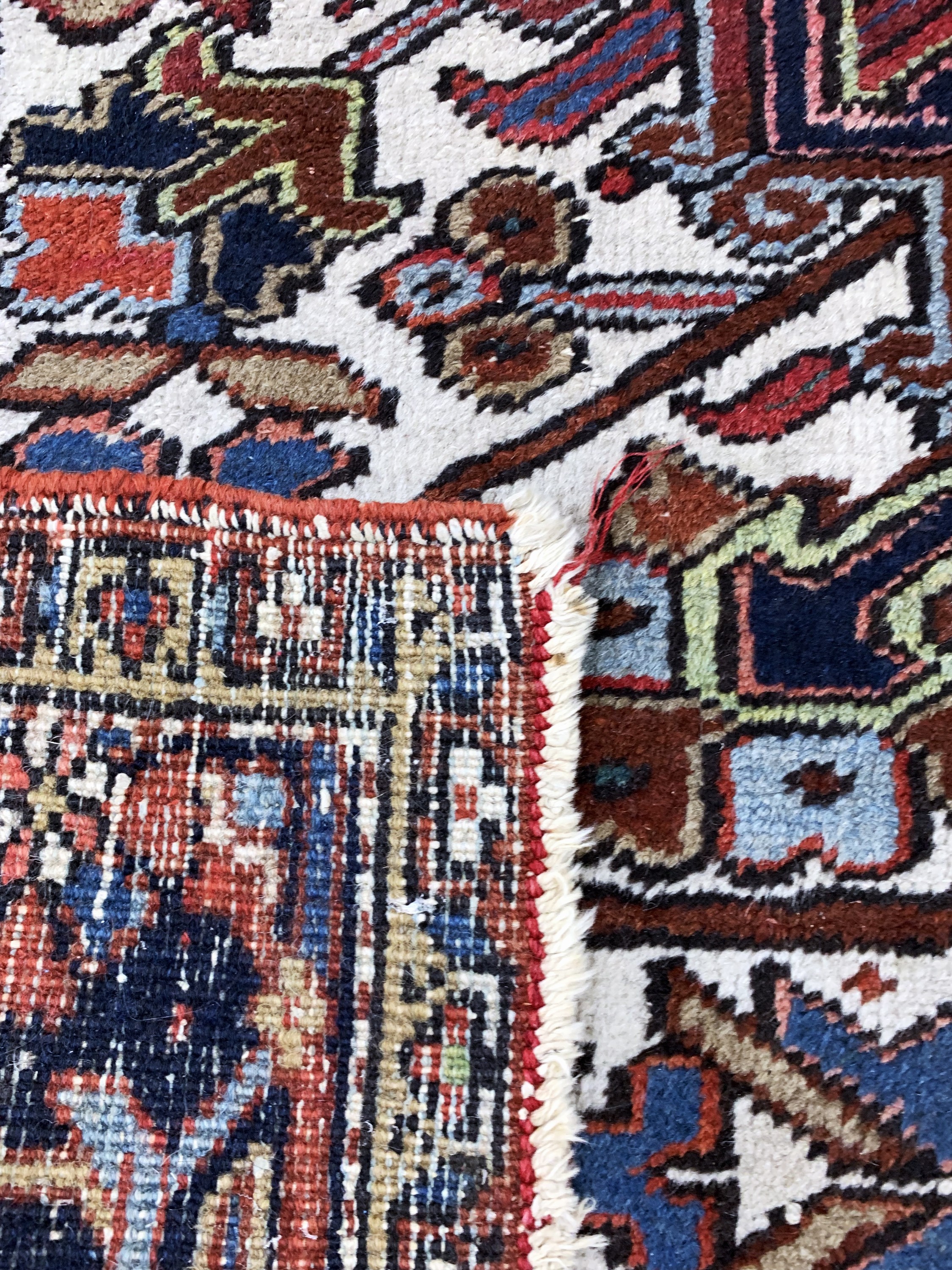Detail g: Heriz , Persien, Wolle auf Baumwolle, ca. 280 x 185 cm, EHZ: 3