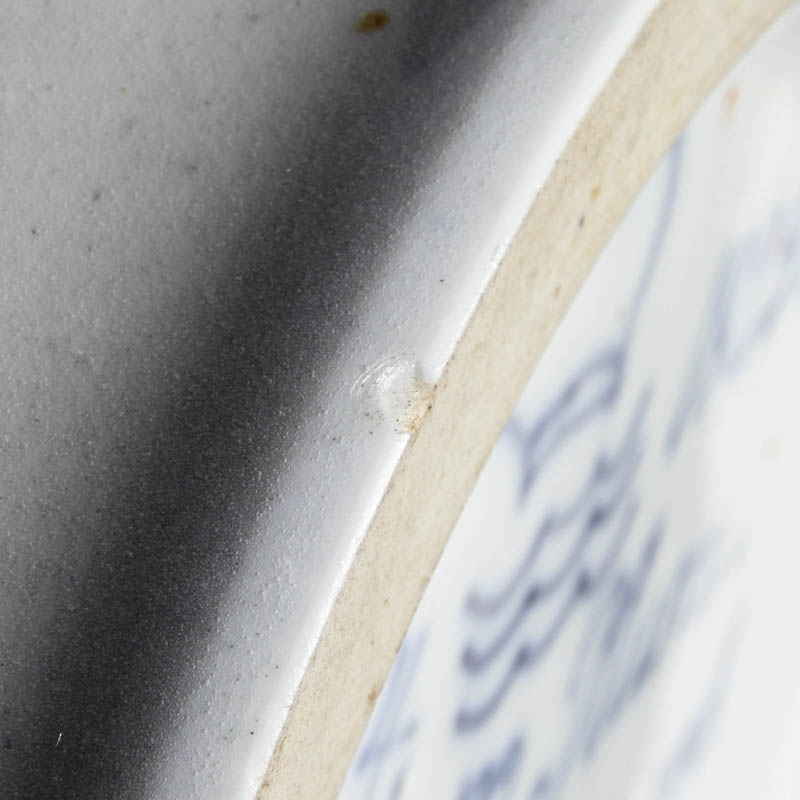 Detail i: Unikat Vase von Niels Munk Plum, Kgl. Kopenhagen, um 1925, Porzellan mit feiner Unterglasurmalerei, am Boden signiert und dat. H. ca. 37cm, min. Chip ...