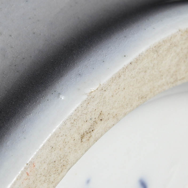 Detail j: Unikat Vase von Niels Munk Plum, Kgl. Kopenhagen, um 1925, Porzellan mit feiner Unterglasurmalerei, am Boden signiert und dat. H. ca. 37cm, min. Chip ...