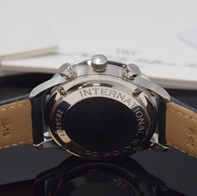 26907837d - IWC Portugieser Herrenchronograph in Stahl Referenz IW371417, Automatik, neutr. ...