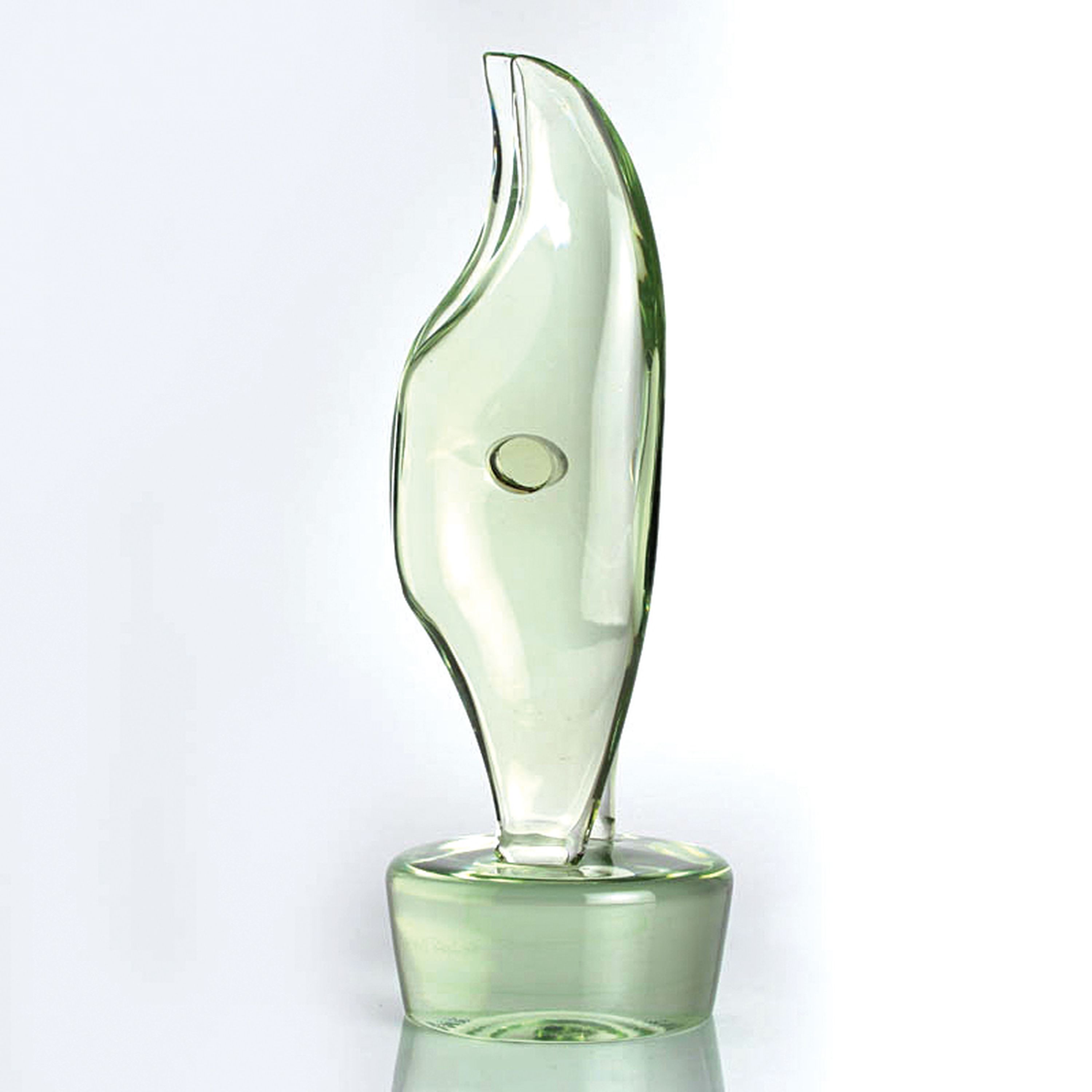 Detail b: Große Glasskulptur, Ermanno Nason Murano, um 1963-1972, Doppelflügel, mundgeblasenes Glas, H. ca. 40cm