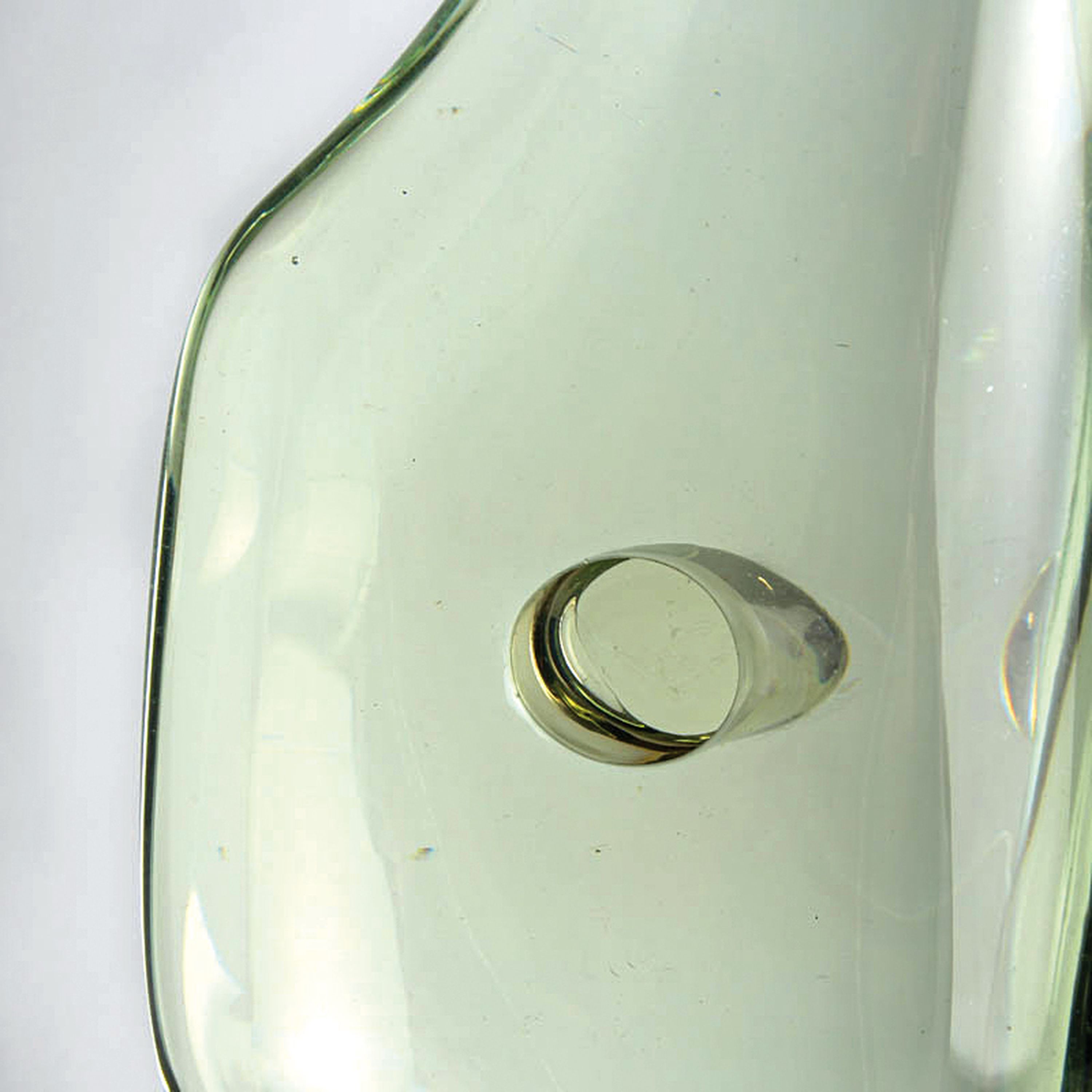 Detail d: Große Glasskulptur, Ermanno Nason Murano, um 1963-1972, Doppelflügel, mundgeblasenes Glas, H. ca. 40cm