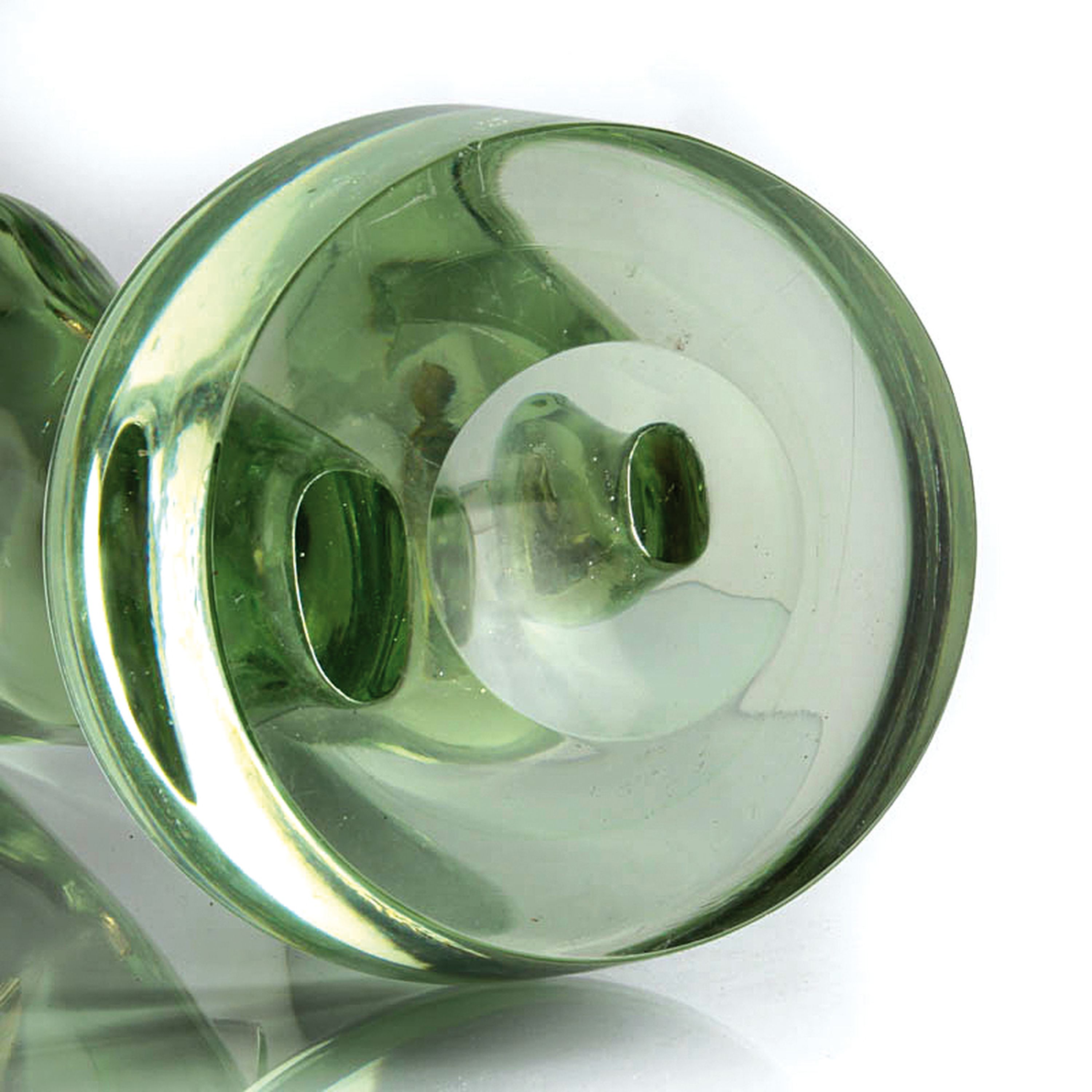 Detail e: Große Glasskulptur, Ermanno Nason Murano, um 1963-1972, Doppelflügel, mundgeblasenes Glas, H. ca. 40cm