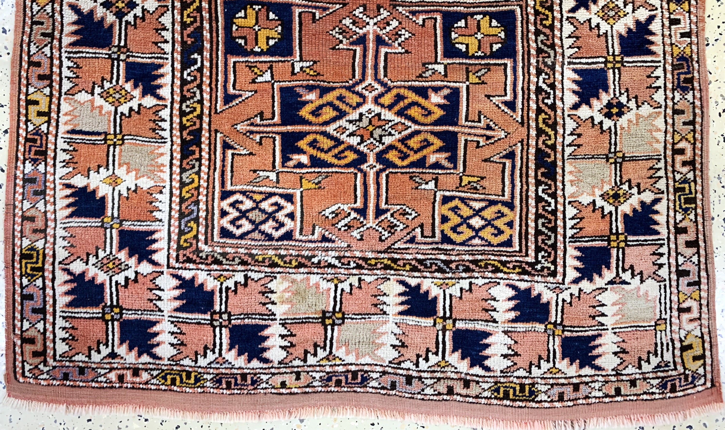 Detail c: Bergama antik, Türkei, um 1900, Wolle auf Wolle, ca. 121 x 104 cm, EHZ: 2