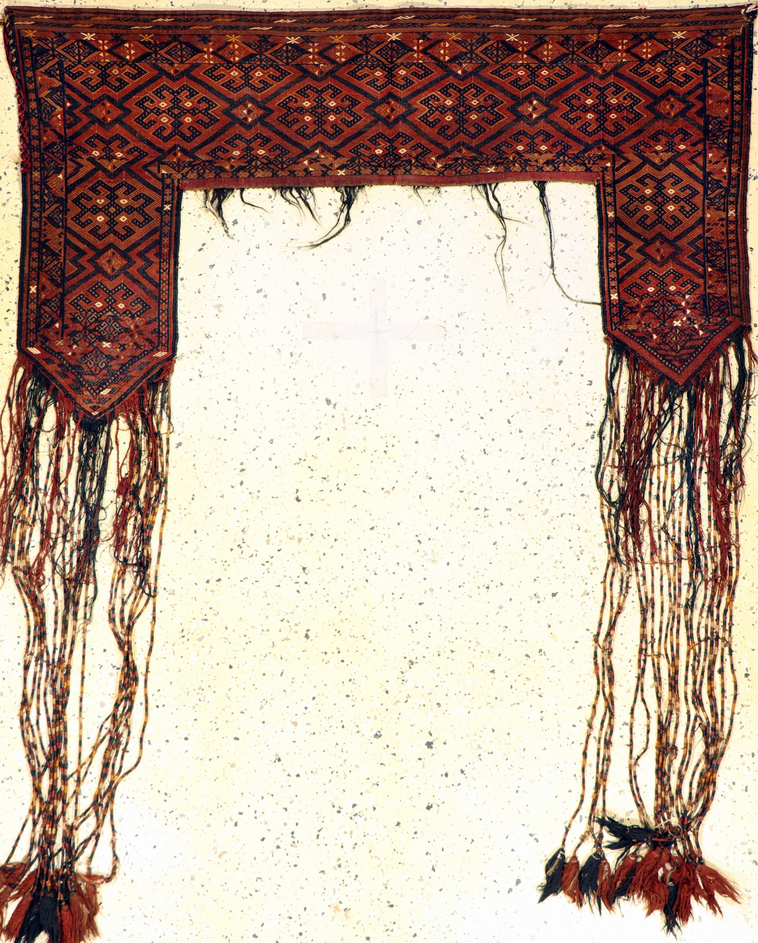 Ersari"Kapunuk"antik, Turkmenistan, 19.Jhd,Wolle auf Wolle, ca. 134 x 71 cm, EHZ: 2