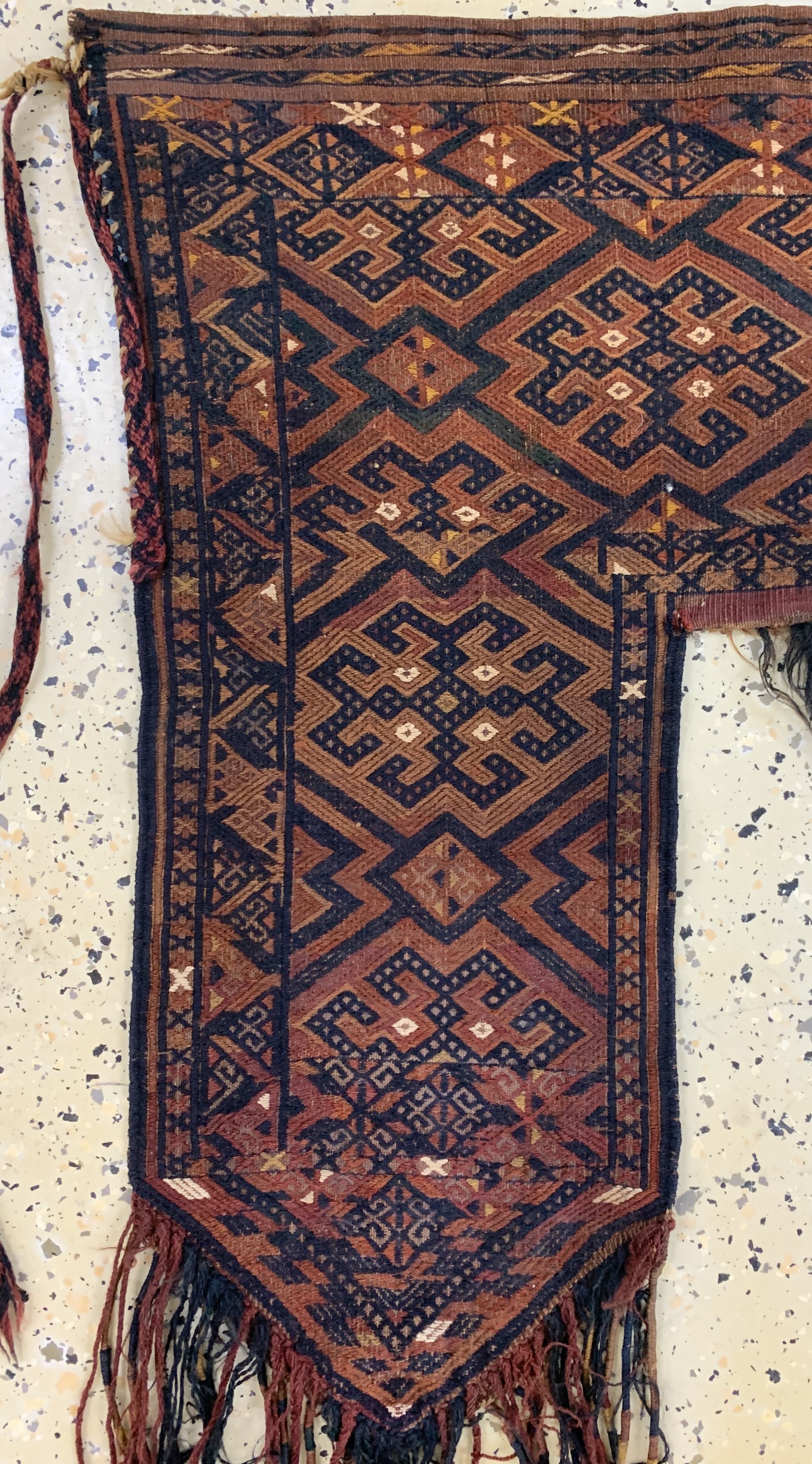 Detail a: Ersari"Kapunuk"antik, Turkmenistan, 19.Jhd,Wolle auf Wolle, ca. 134 x 71 cm, EHZ: 2