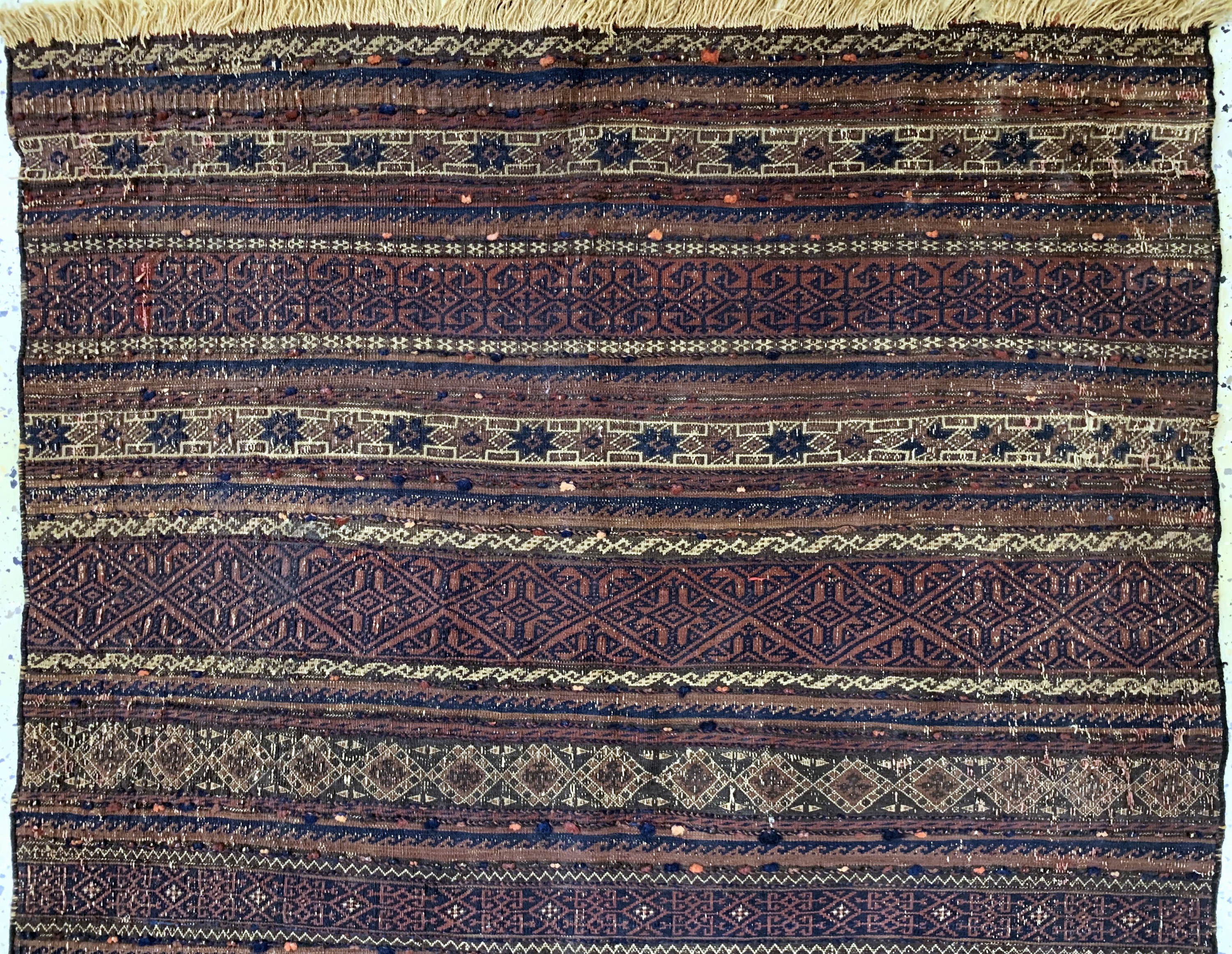 Detail a: 2 Lots Belutsch Kelim, Persien, 19.Jhd, Wolle auf Wolle, ca. 231 x 116 cm & ca. 130 x 81 cm, EHZ: 4