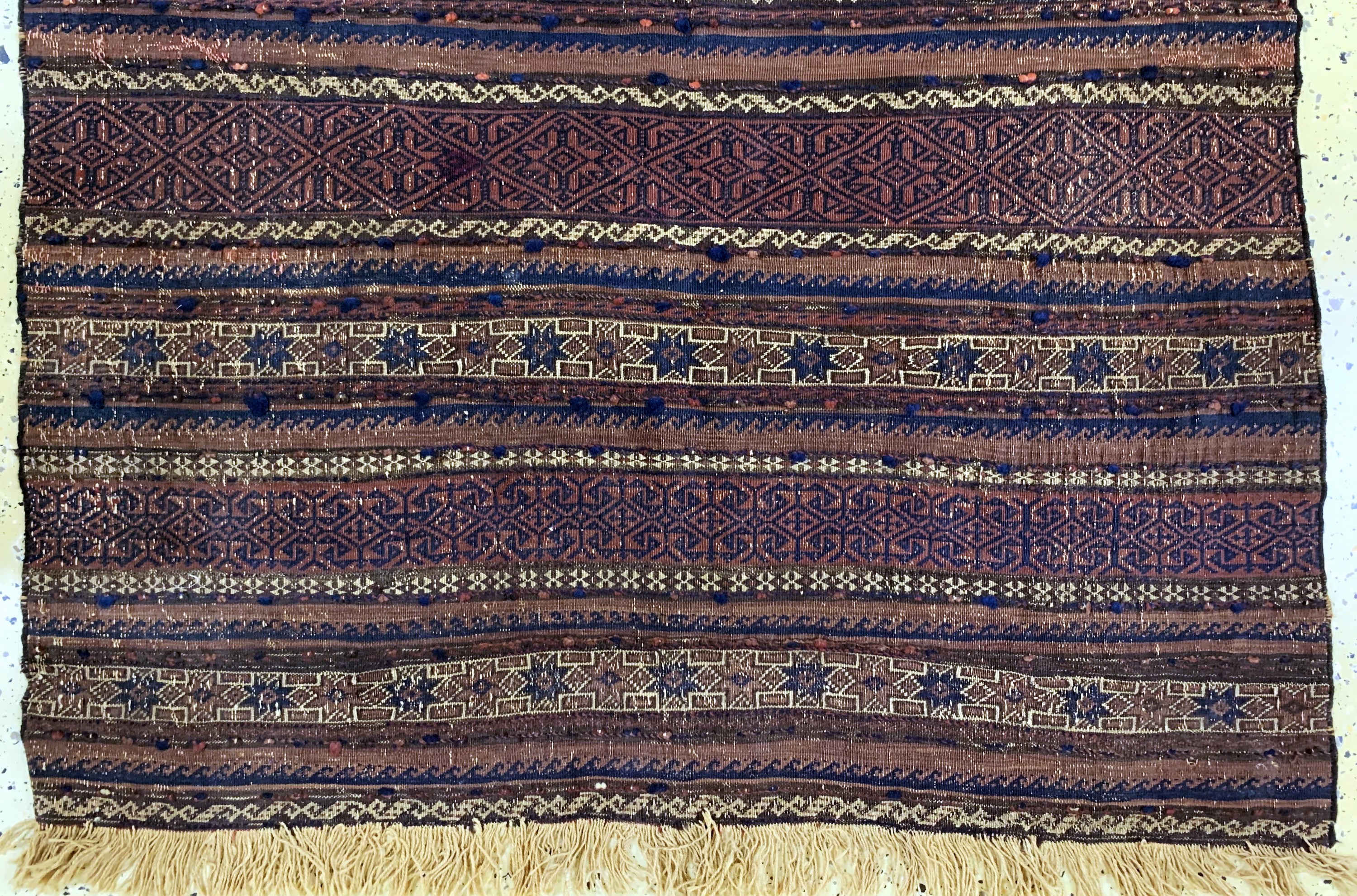 Detail c: 2 Lots Belutsch Kelim, Persien, 19.Jhd, Wolle auf Wolle, ca. 231 x 116 cm & ca. 130 x 81 cm, EHZ: 4