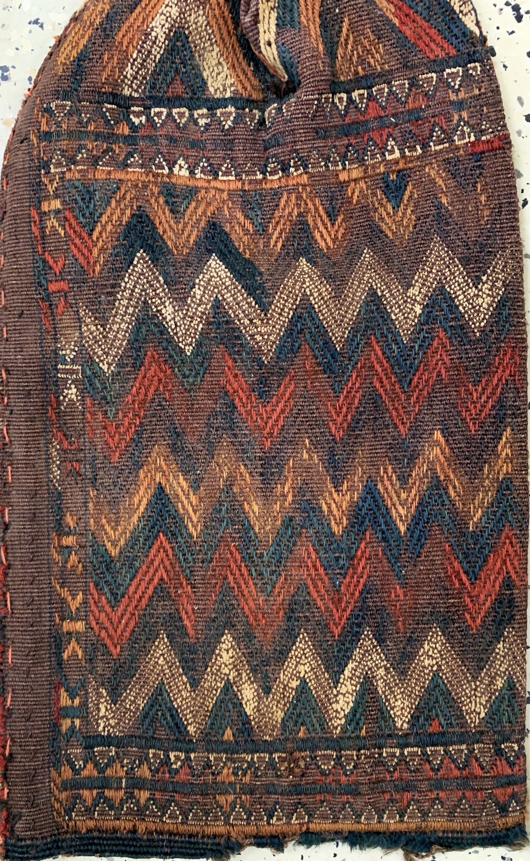 Detail a: 3 Lots"Okbash"antik, Turkmenistan, 19.Jhd, Wolle auf Wolle, ca. 57 x 30 cm, EHZ: 3