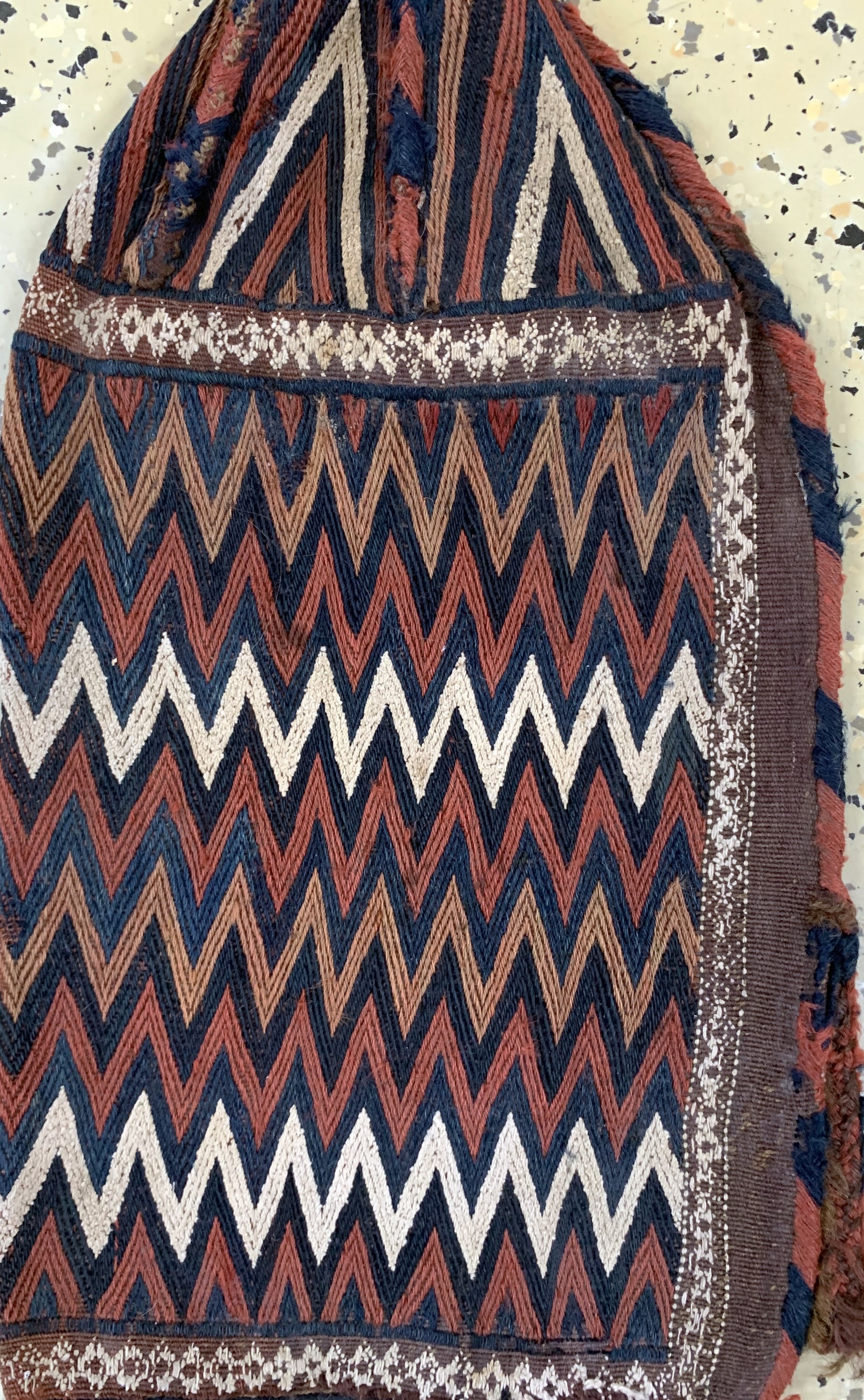 Detail g: 3 Lots"Okbash"antik, Turkmenistan, 19.Jhd, Wolle auf Wolle, ca. 57 x 30 cm, EHZ: 3