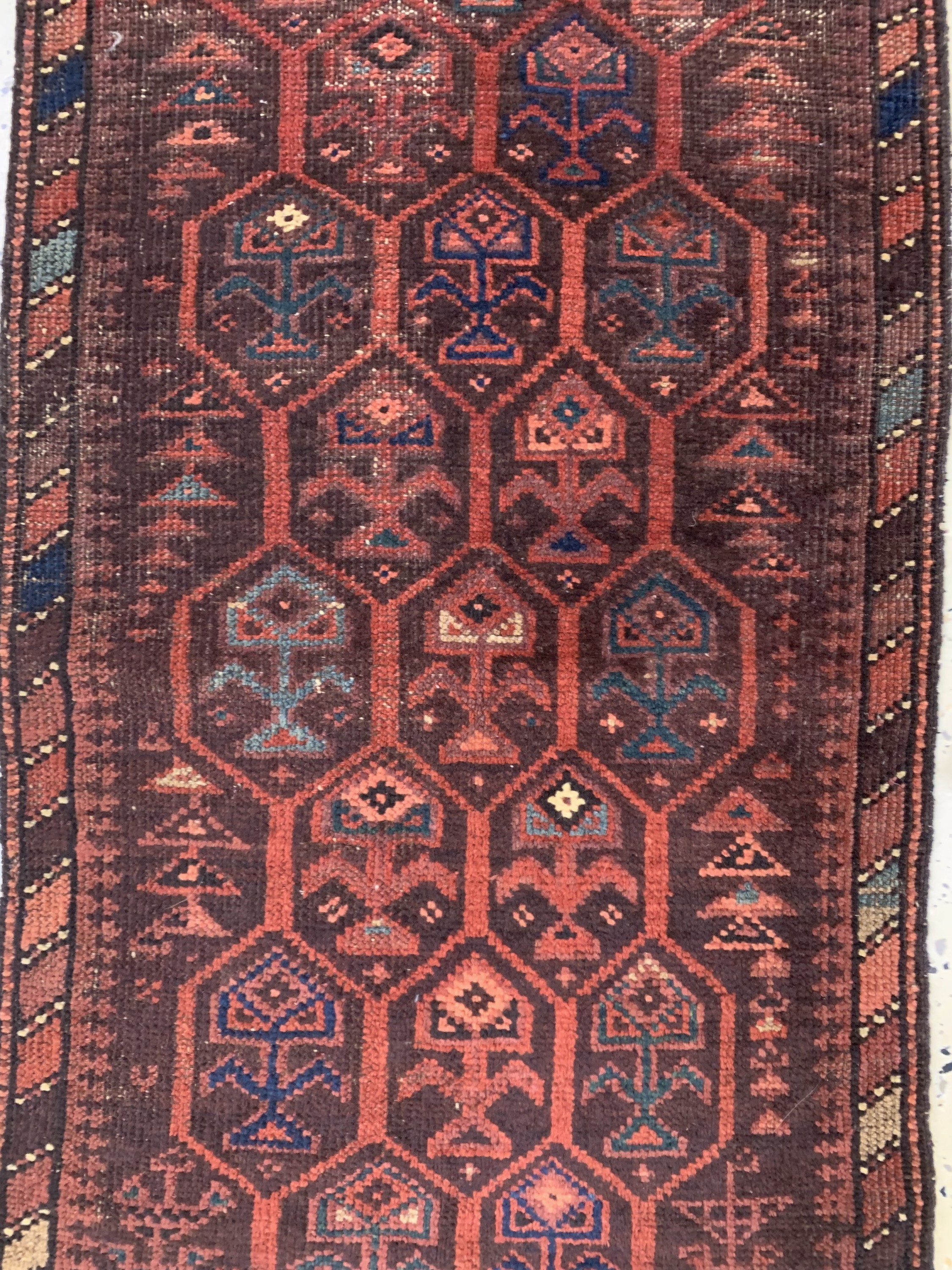 Detail c: 4 Lots Belutsch antik, Persien, 19.Jhd, Wolle auf Wolle, ca. 100 x 68 cm, EHZ: 4