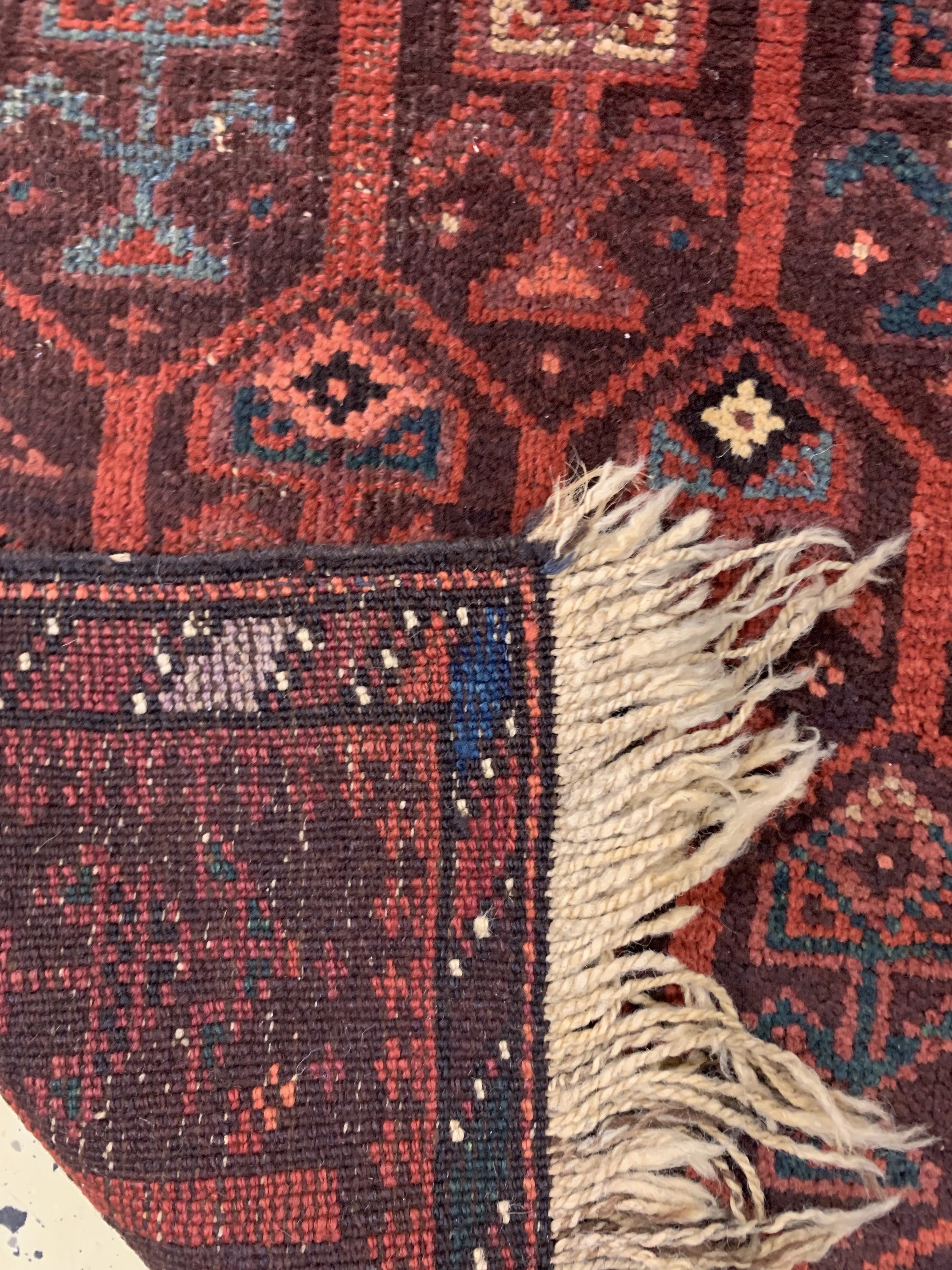 Detail d: 4 Lots Belutsch antik, Persien, 19.Jhd, Wolle auf Wolle, ca. 100 x 68 cm, EHZ: 4
