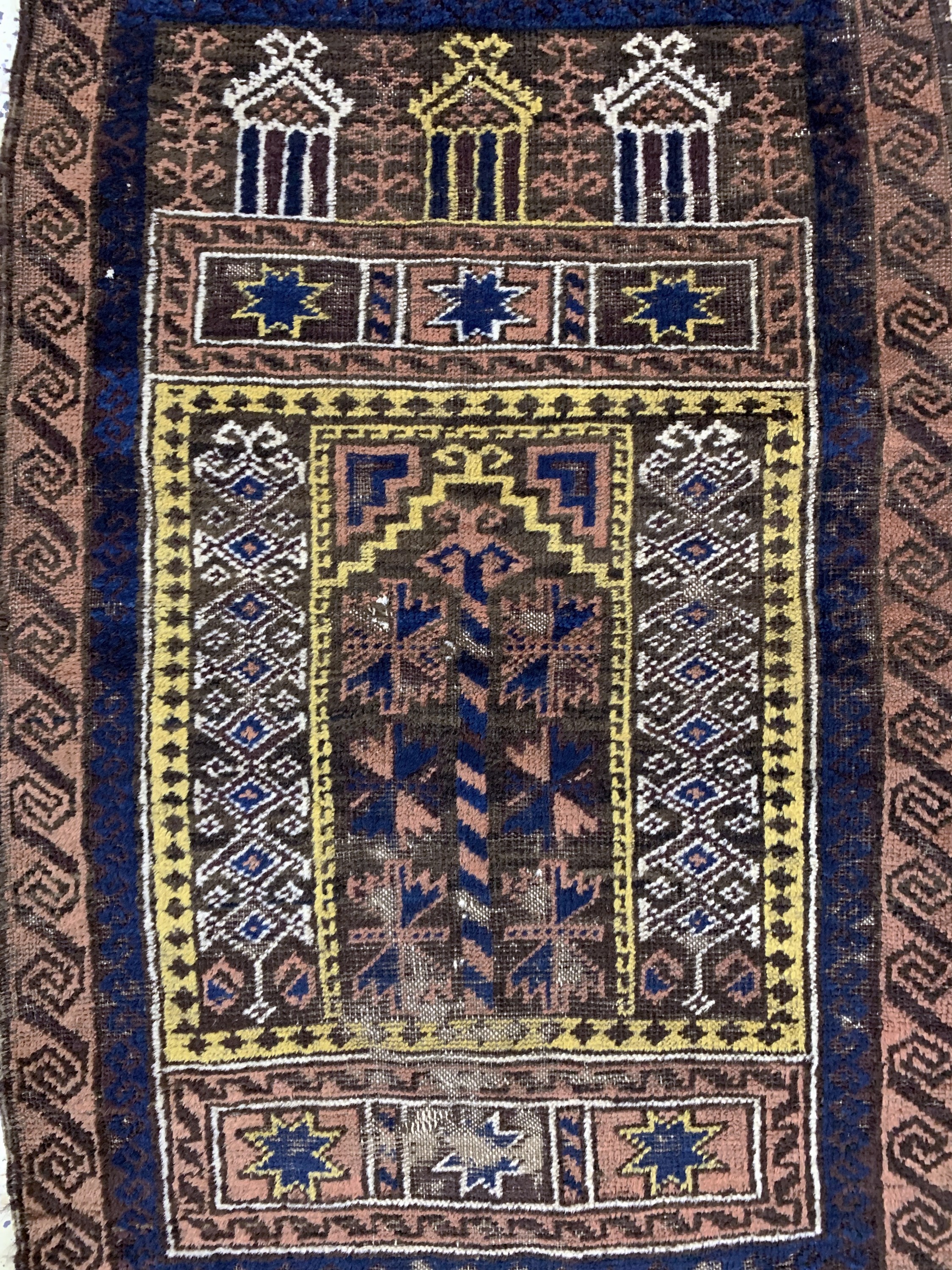 Detail g: 4 Lots Belutsch antik, Persien, 19.Jhd, Wolle auf Wolle, ca. 100 x 68 cm, EHZ: 4