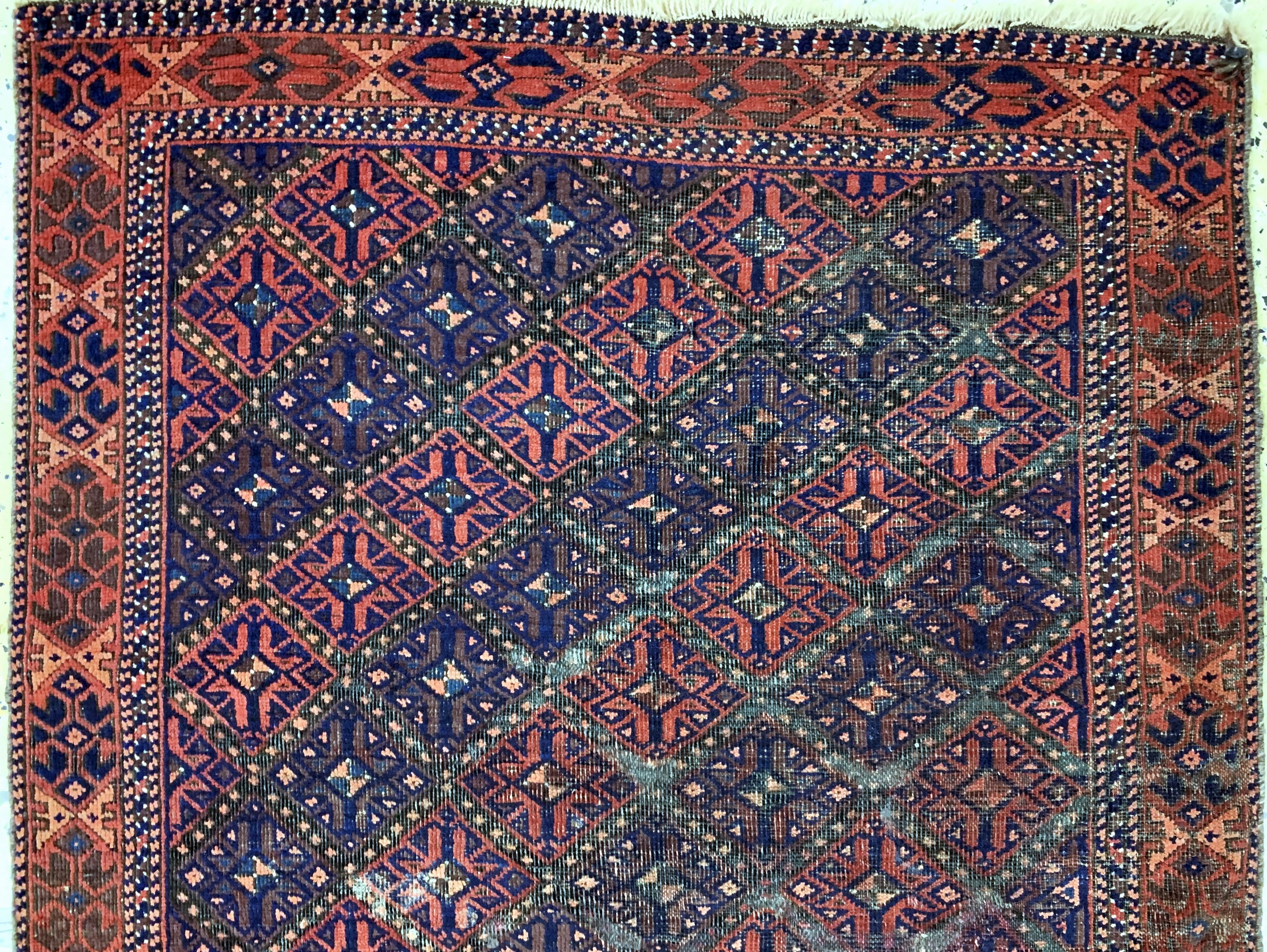 Detail a: 2 Lots Belutsch antik, Persien, 19.Jhd, Wolle auf Wolle, ca. 126 x 84 cm, EHZ: 4