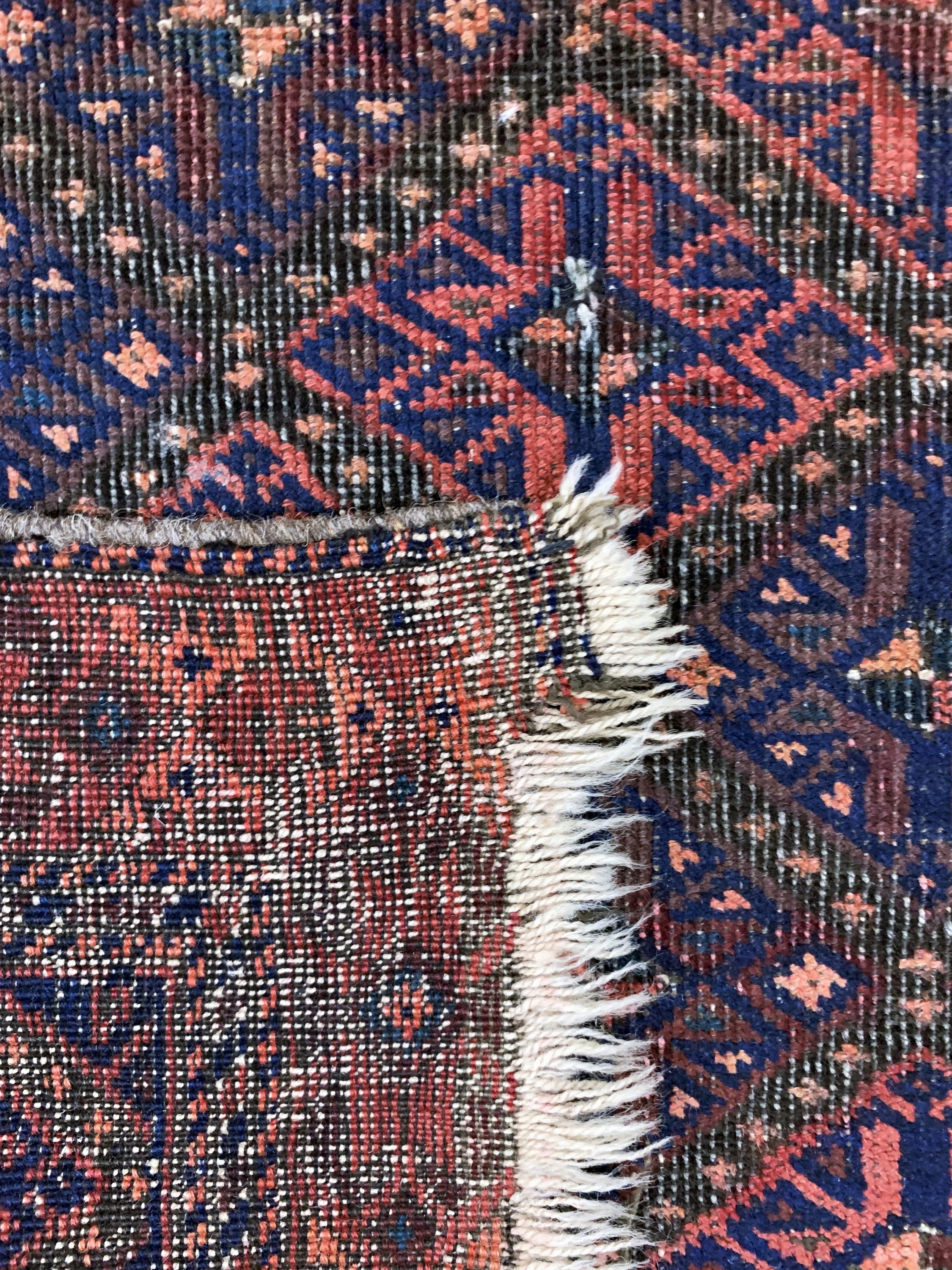 Detail c: 2 Lots Belutsch antik, Persien, 19.Jhd, Wolle auf Wolle, ca. 126 x 84 cm, EHZ: 4