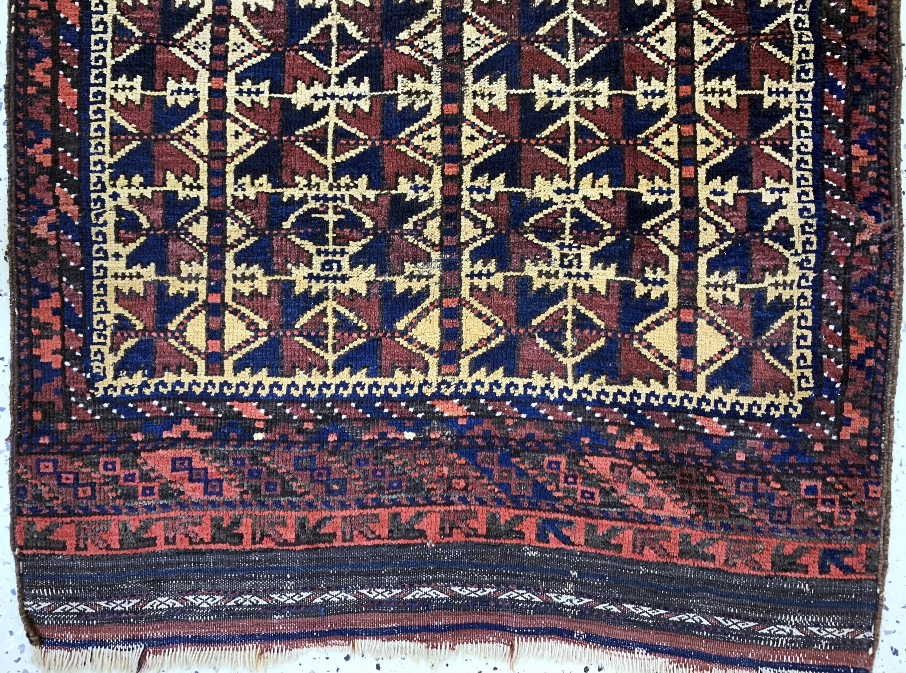 Detail e: 2 Lots Belutsch antik, Persien, 19.Jhd, Wolle auf Wolle, ca. 126 x 84 cm, EHZ: 4
