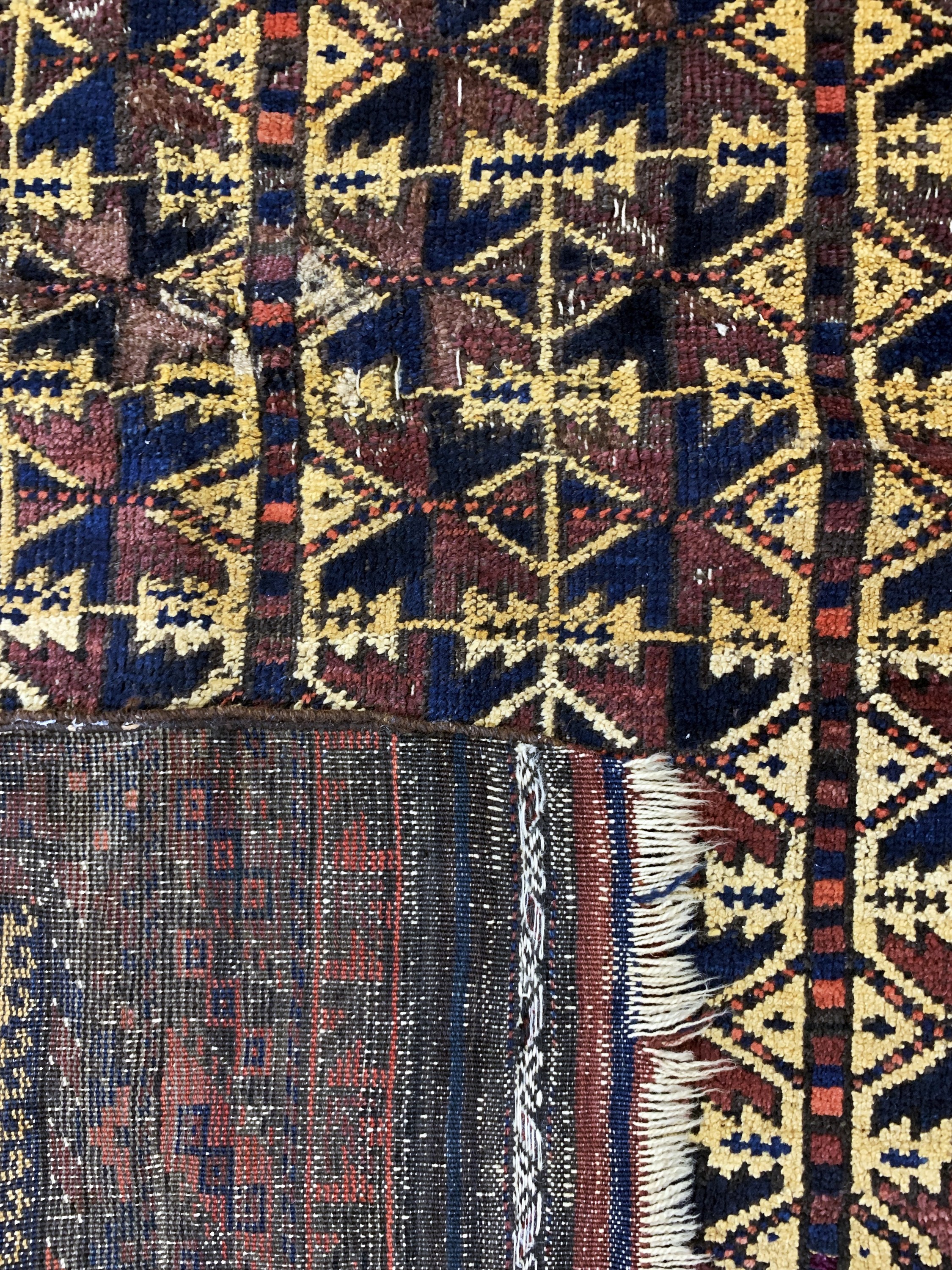 Detail f: 2 Lots Belutsch antik, Persien, 19.Jhd, Wolle auf Wolle, ca. 126 x 84 cm, EHZ: 4