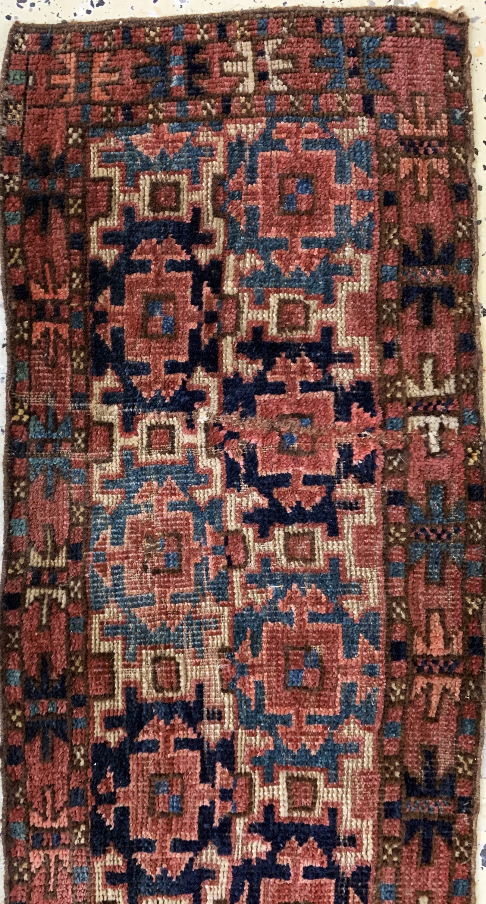 Detail d: 3 Lots"Torba"antik, Turkmenistan, 19.Jhd, Wolle auf Wolle, ca. 109 x 29 cm, EHZ: 4