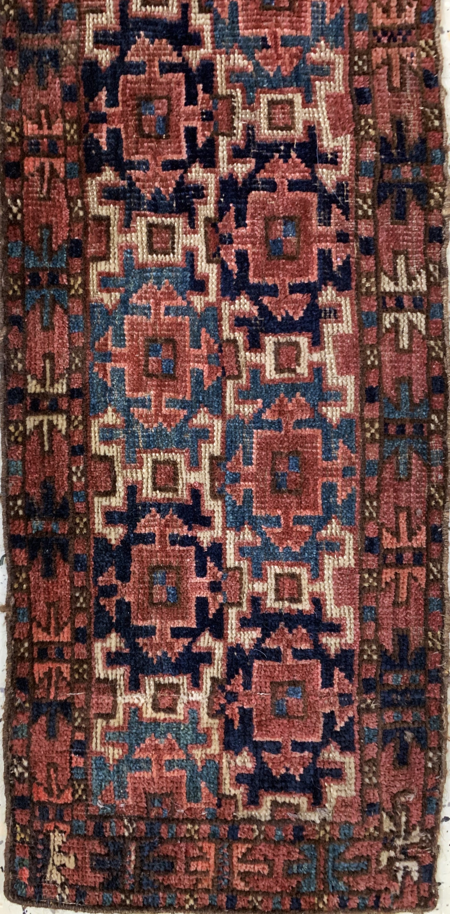 Detail e: 3 Lots"Torba"antik, Turkmenistan, 19.Jhd, Wolle auf Wolle, ca. 109 x 29 cm, EHZ: 4