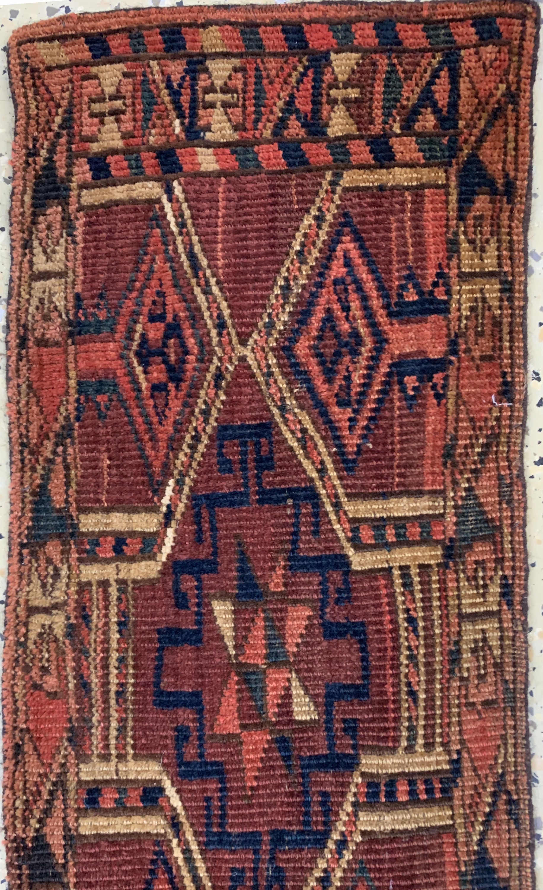 Detail h: 3 Lots"Torba"antik, Turkmenistan, 19.Jhd, Wolle auf Wolle, ca. 109 x 29 cm, EHZ: 4