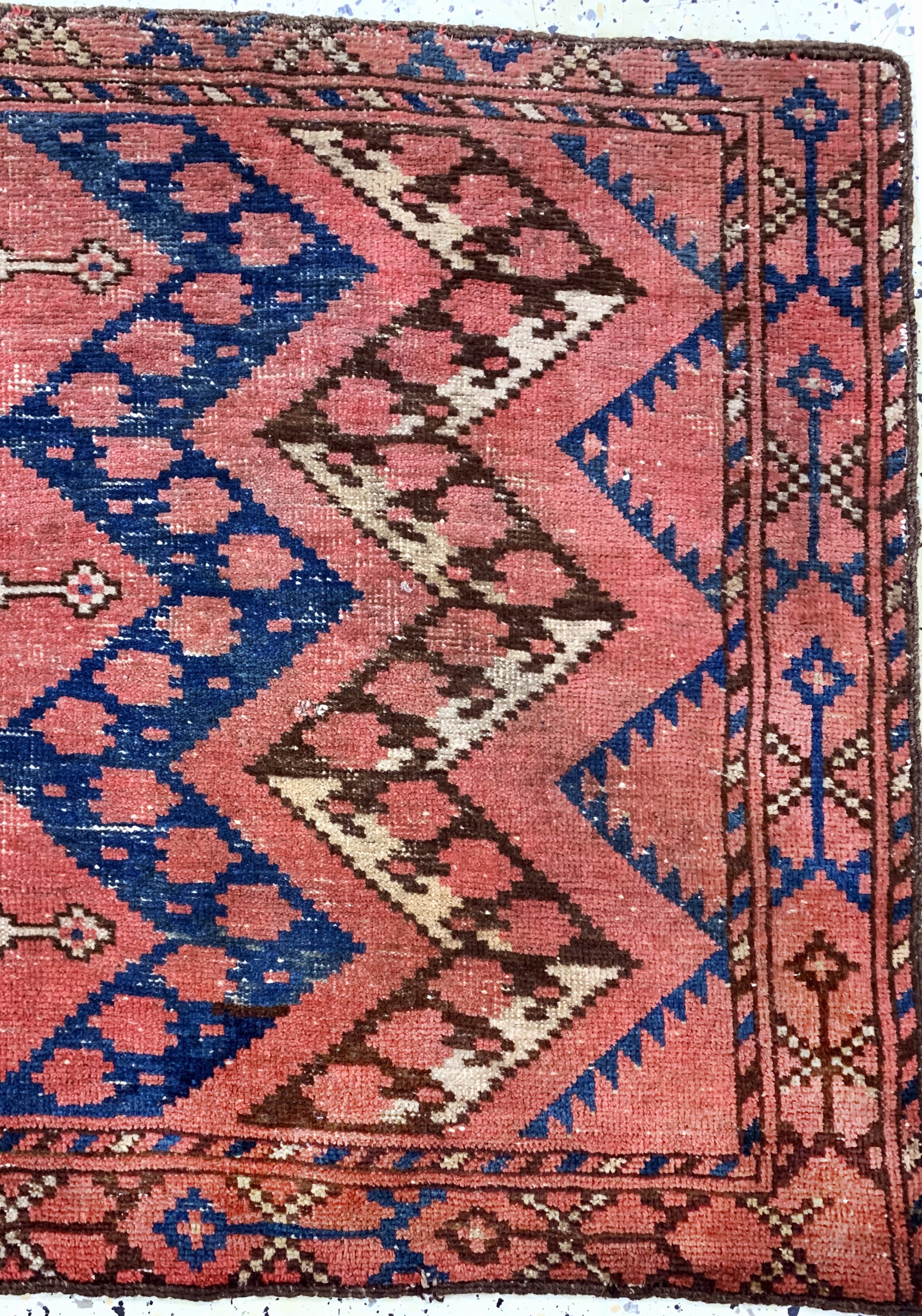 Detail a: 4 Lots"Tschowal"antik, Turkmenistan, 19.Jhd, Wolle auf Wolle, ca. 164 x 80 cm, EHZ:4