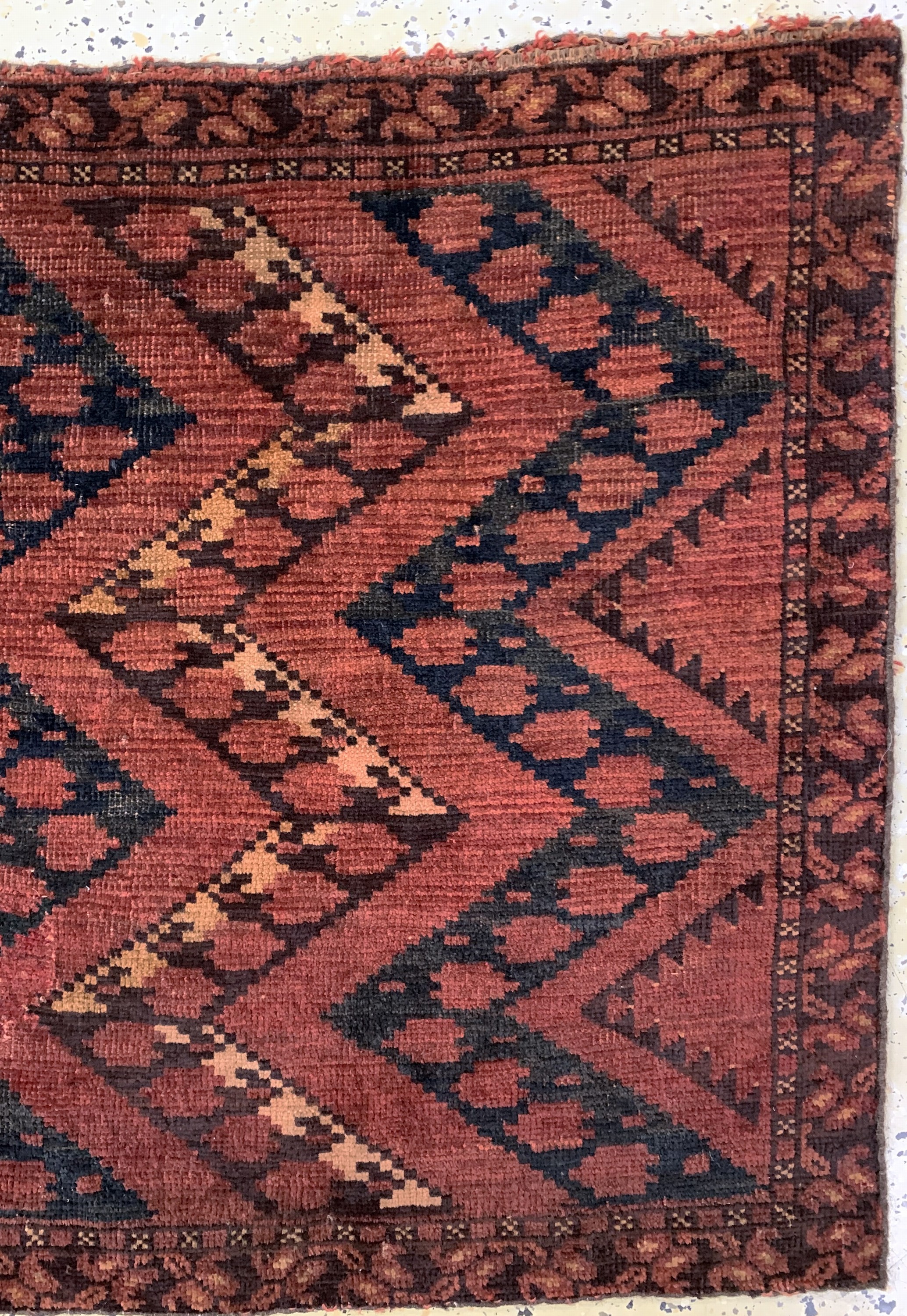 Detail d: 4 Lots"Tschowal"antik, Turkmenistan, 19.Jhd, Wolle auf Wolle, ca. 164 x 80 cm, EHZ:4