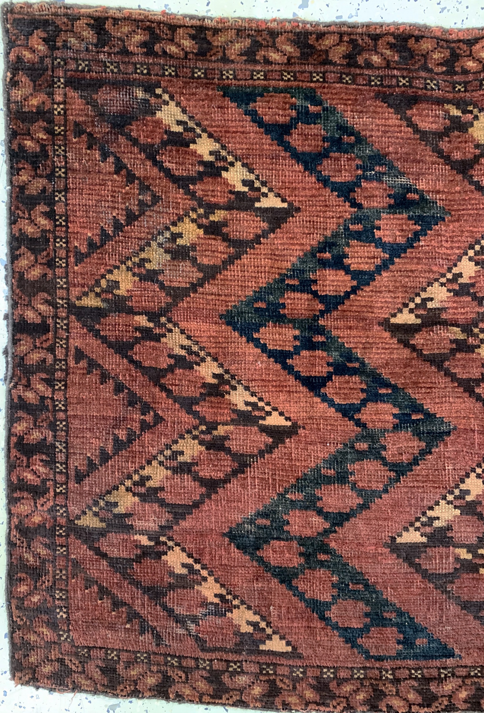 Detail e: 4 Lots"Tschowal"antik, Turkmenistan, 19.Jhd, Wolle auf Wolle, ca. 164 x 80 cm, EHZ:4