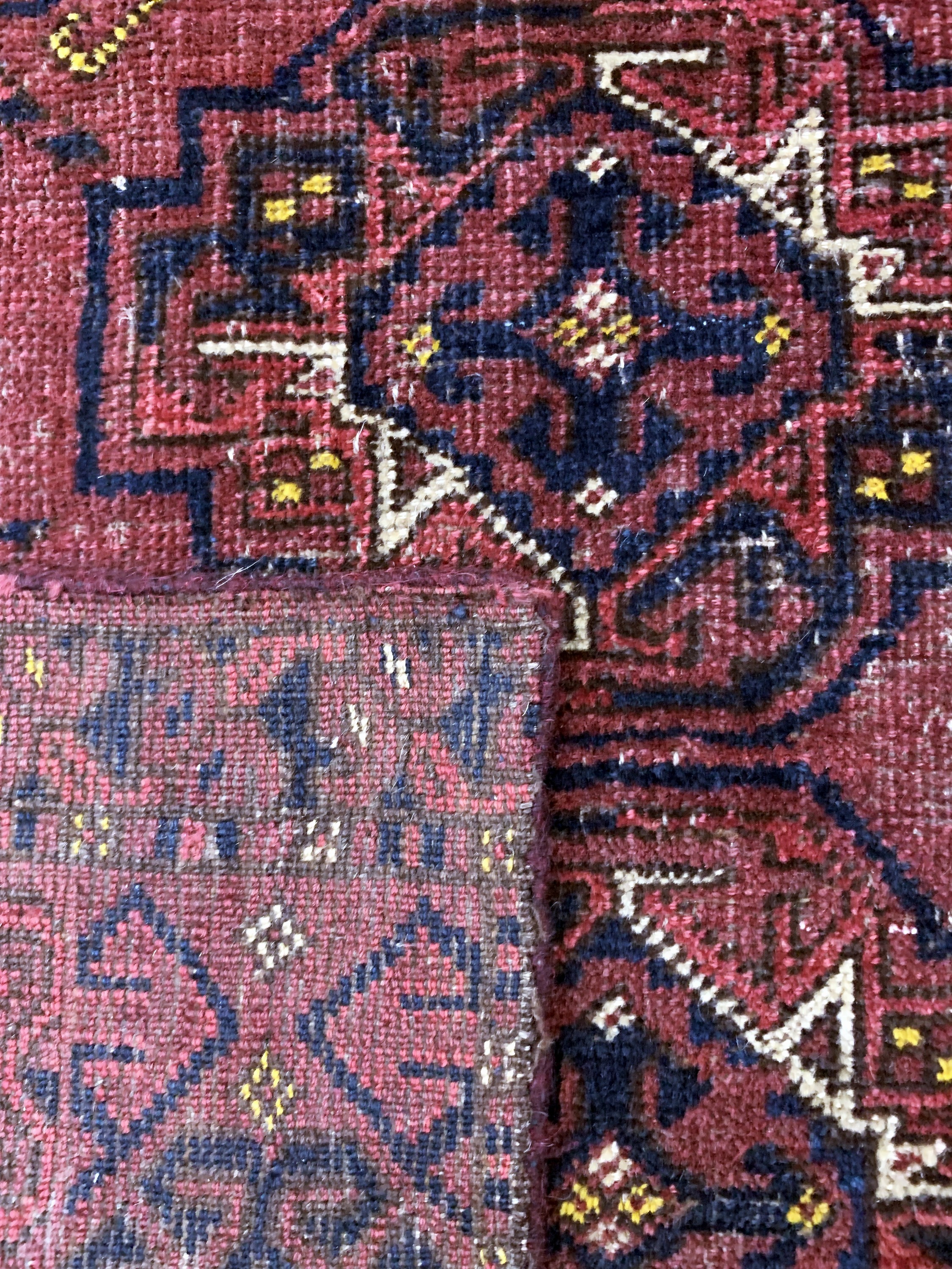 Detail i: 4 Lots"Tschowal"antik, Turkmenistan, 19.Jhd, Wolle auf Wolle, ca. 164 x 80 cm, EHZ:4