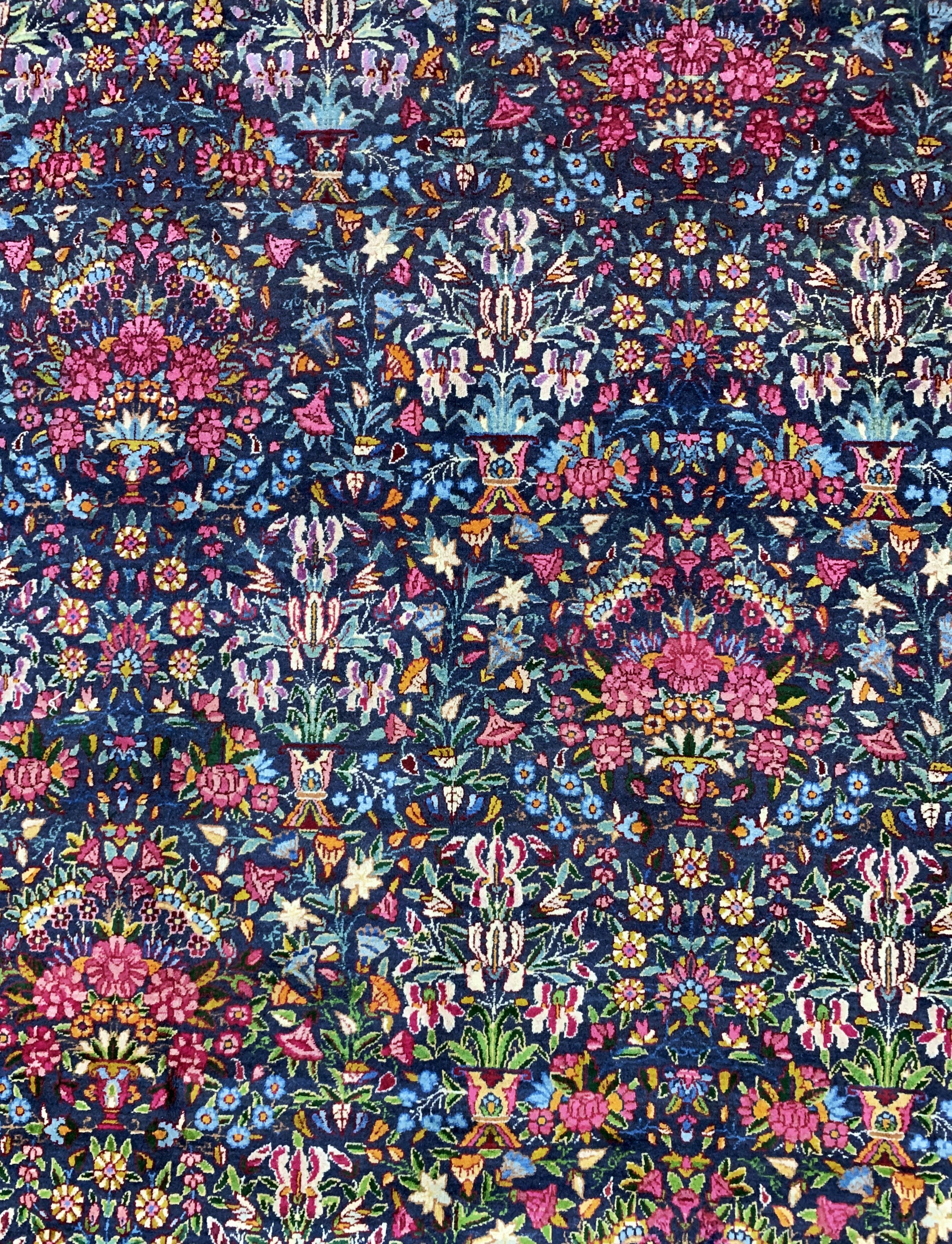 Detail c: Yazd fein alt, Persien, Anfang 20.Jhd, Wolle auf Baumwolle, ca. 345 x 270 cm, gereinigt, EHZ: 2