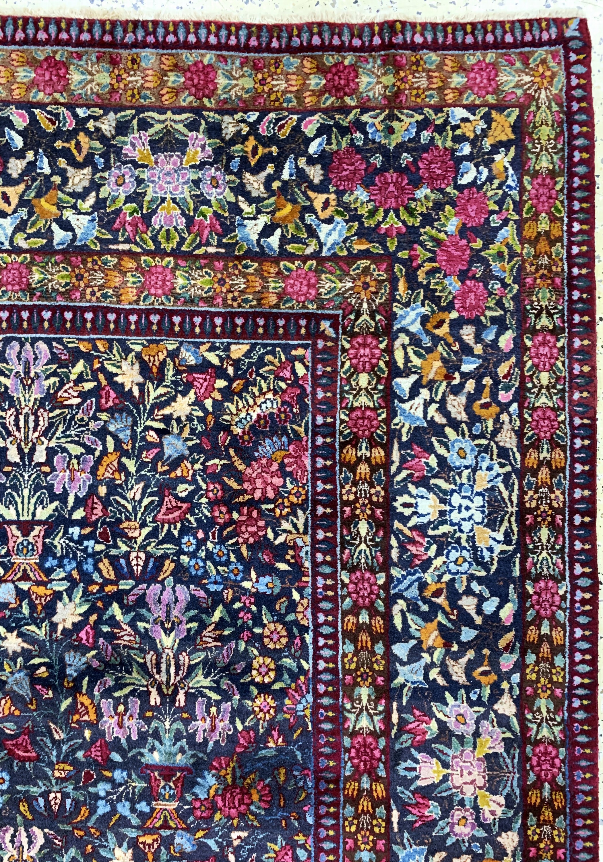 Detail f: Yazd fein alt, Persien, Anfang 20.Jhd, Wolle auf Baumwolle, ca. 345 x 270 cm, gereinigt, EHZ: 2