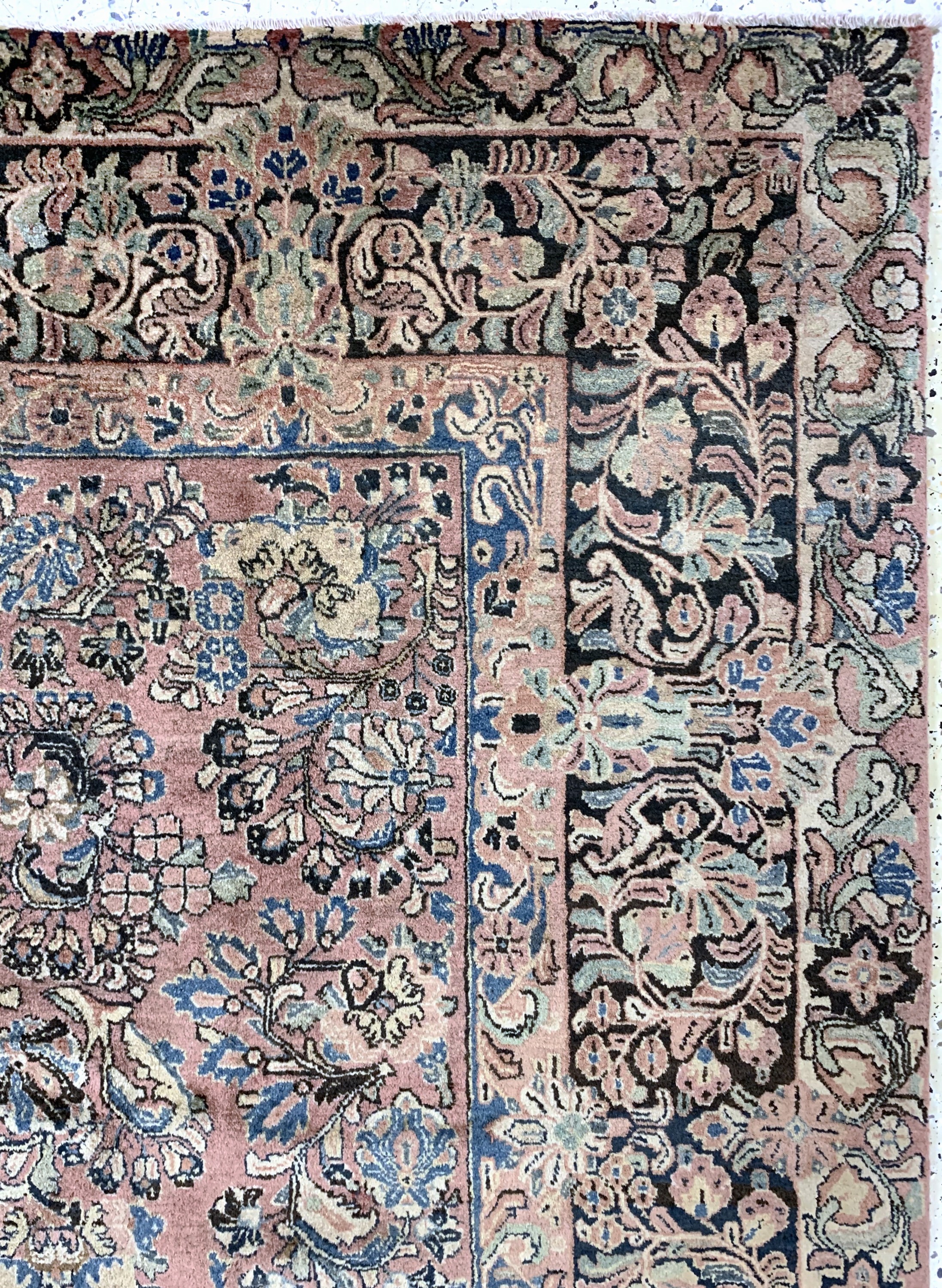 Detail f: Sarogh Kork alt, Persien, Anfang 20.Jhd, Korkwolle auf Baumwolle, ca. 355 x 275 cm, gereinigt, EHZ: 1-2