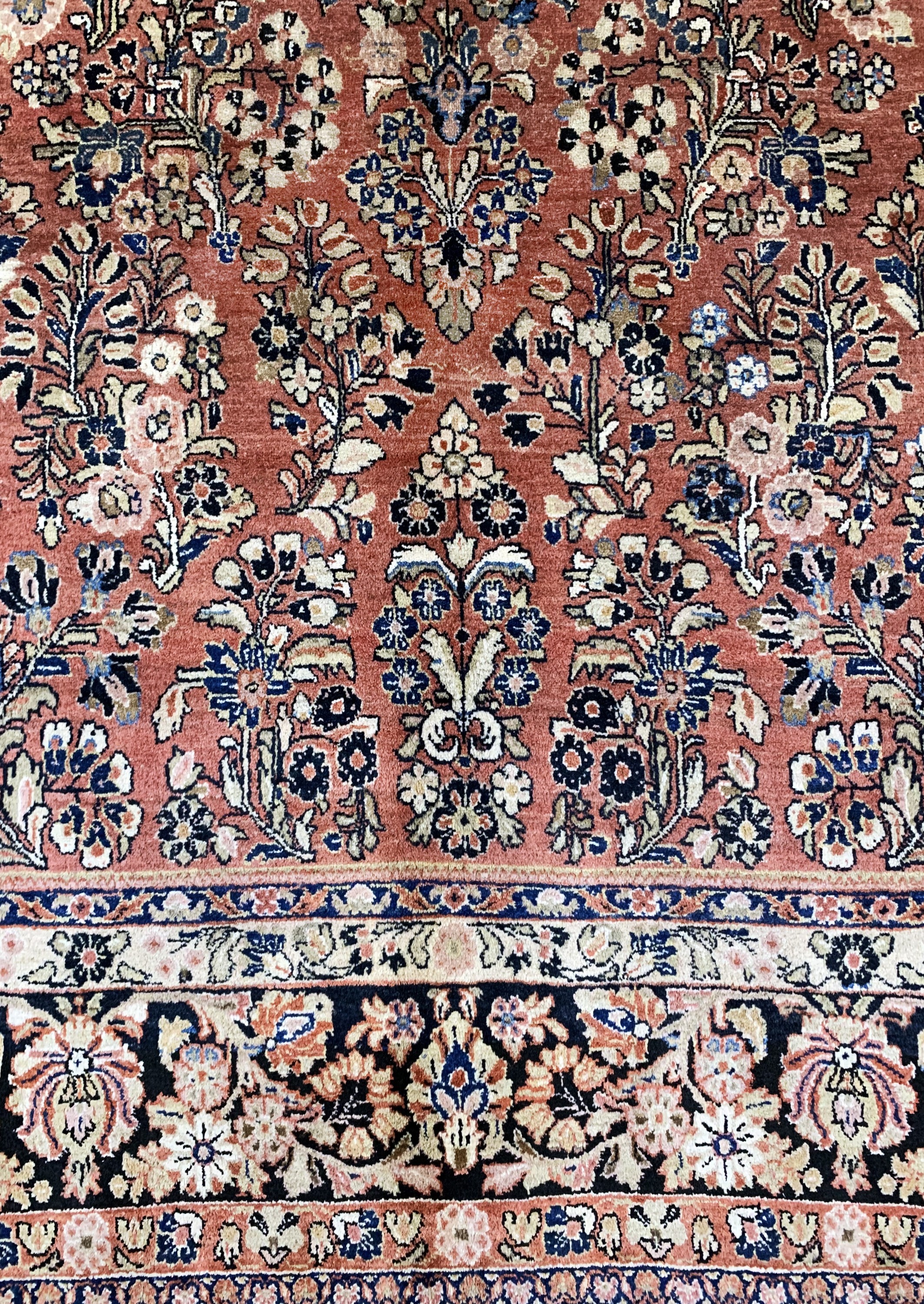 Detail c: Us Re-Import Sarogh antik, Persien, um 1900, Wolle auf Baumwolle, ca. 360 x 270 cm, gereinigt, EHZ: 2