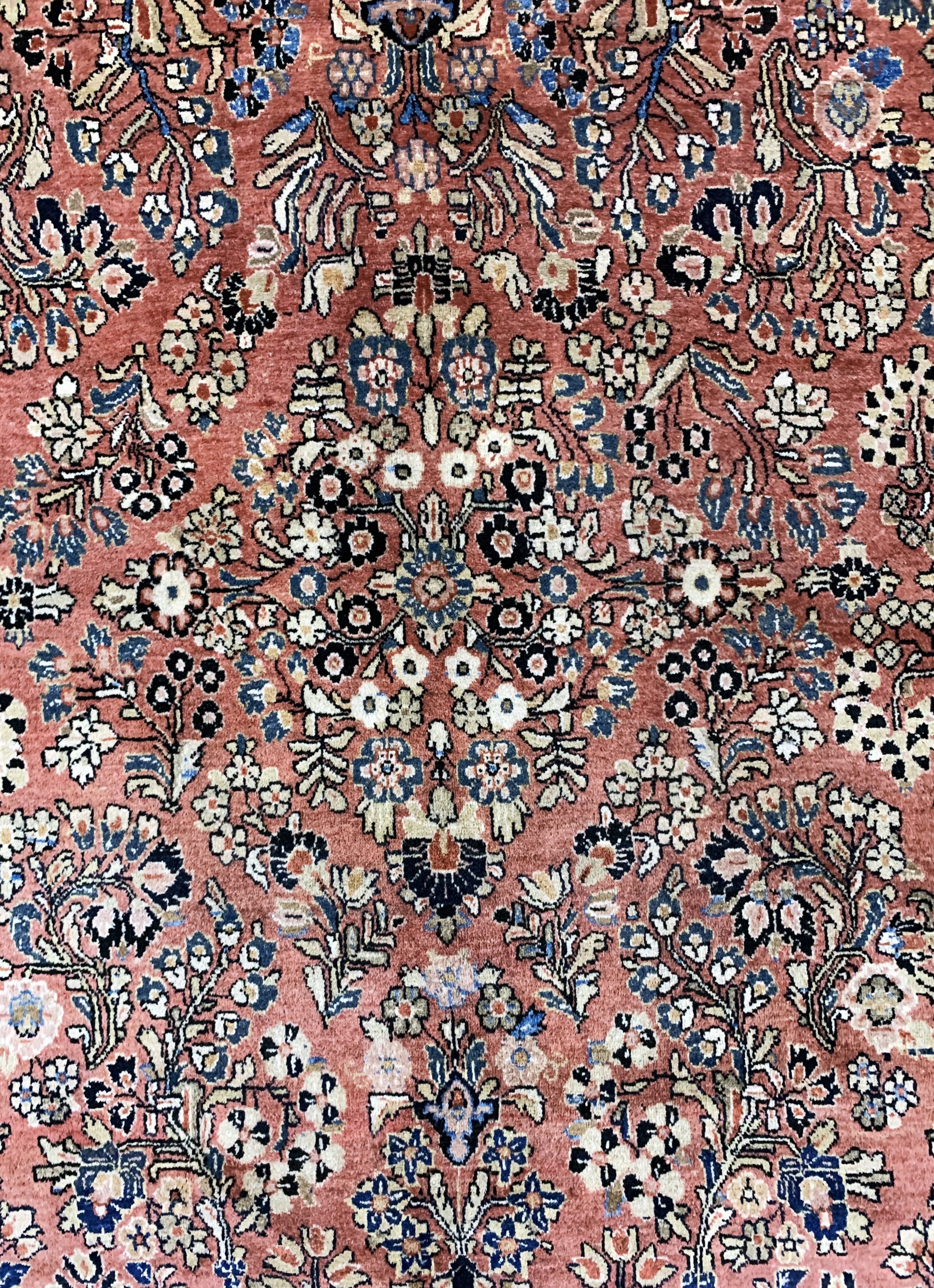 Detail d: Us Re-Import Sarogh antik, Persien, um 1900, Wolle auf Baumwolle, ca. 360 x 270 cm, gereinigt, EHZ: 2