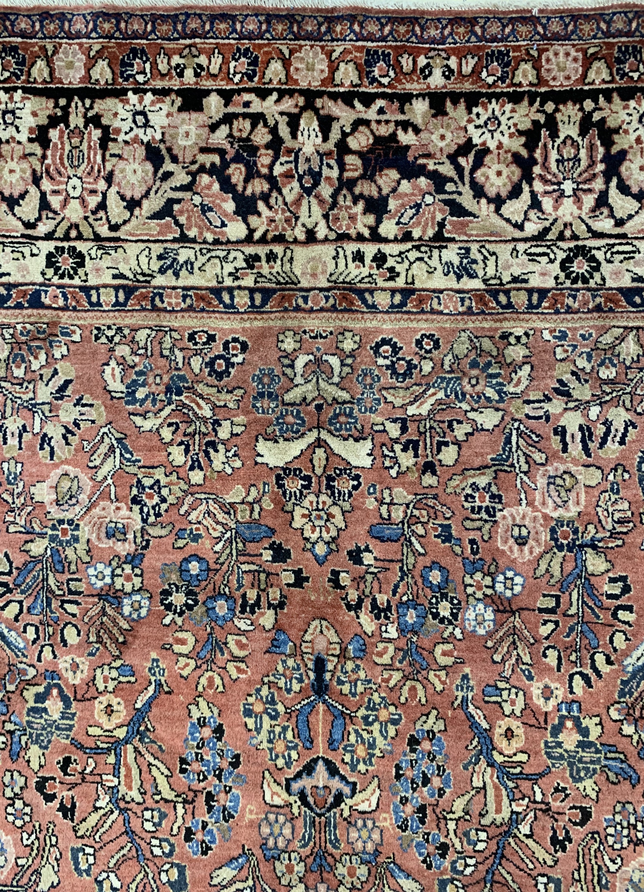 Detail f: Us Re-Import Sarogh antik, Persien, um 1900, Wolle auf Baumwolle, ca. 360 x 270 cm, gereinigt, EHZ: 2