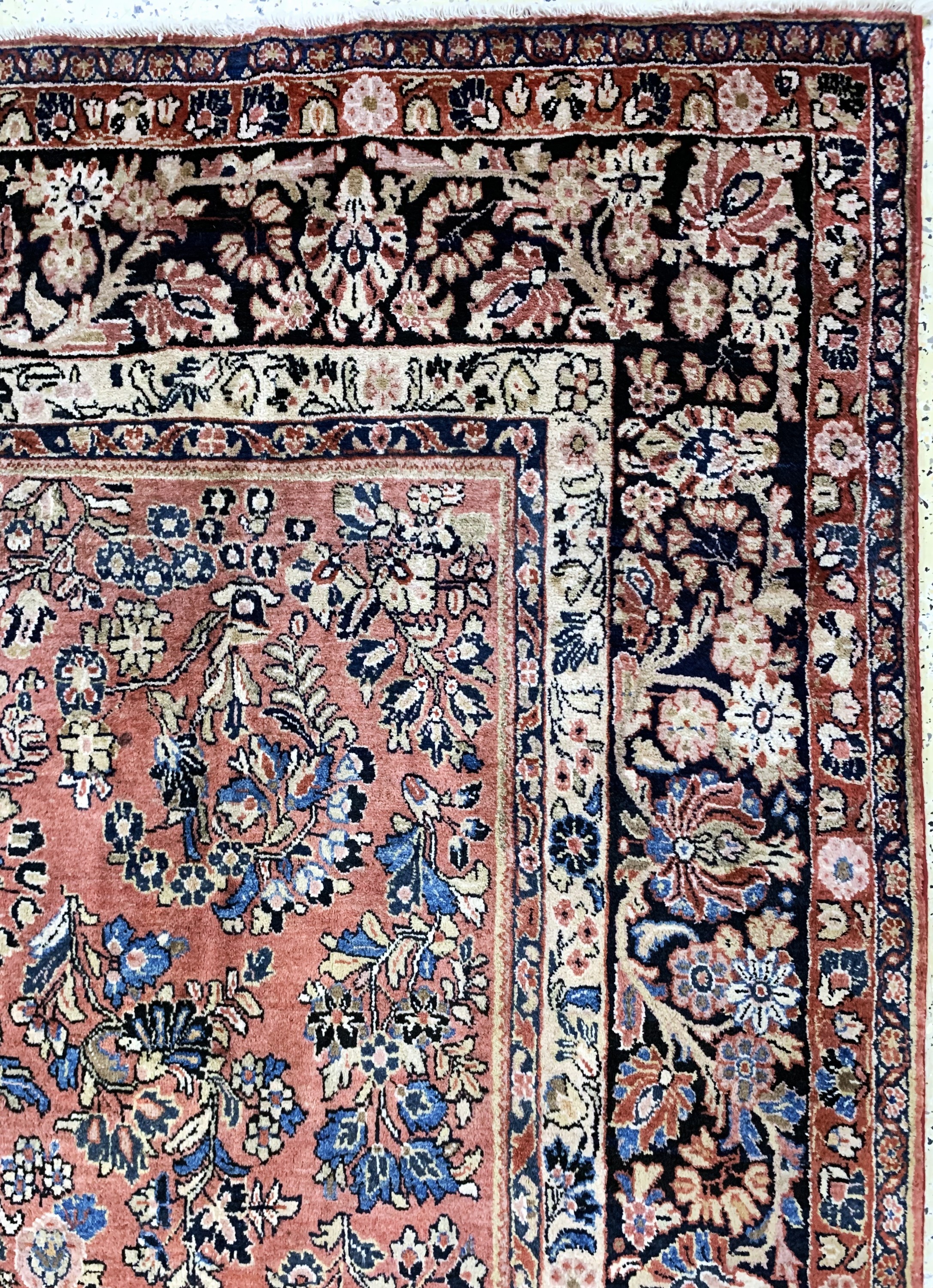 Detail g: Us Re-Import Sarogh antik, Persien, um 1900, Wolle auf Baumwolle, ca. 360 x 270 cm, gereinigt, EHZ: 2