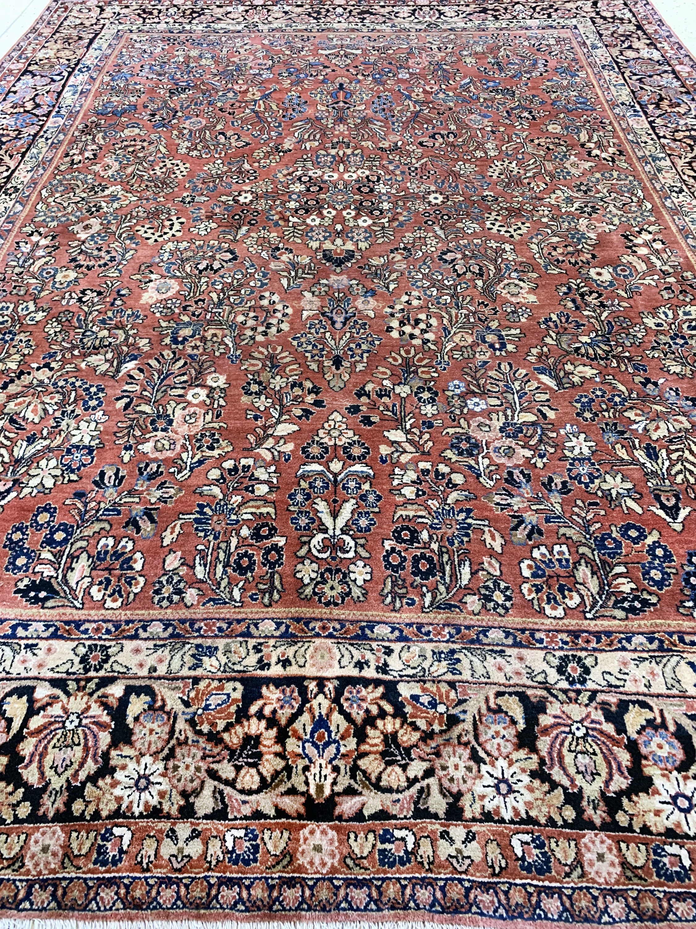 Detail h: Us Re-Import Sarogh antik, Persien, um 1900, Wolle auf Baumwolle, ca. 360 x 270 cm, gereinigt, EHZ: 2