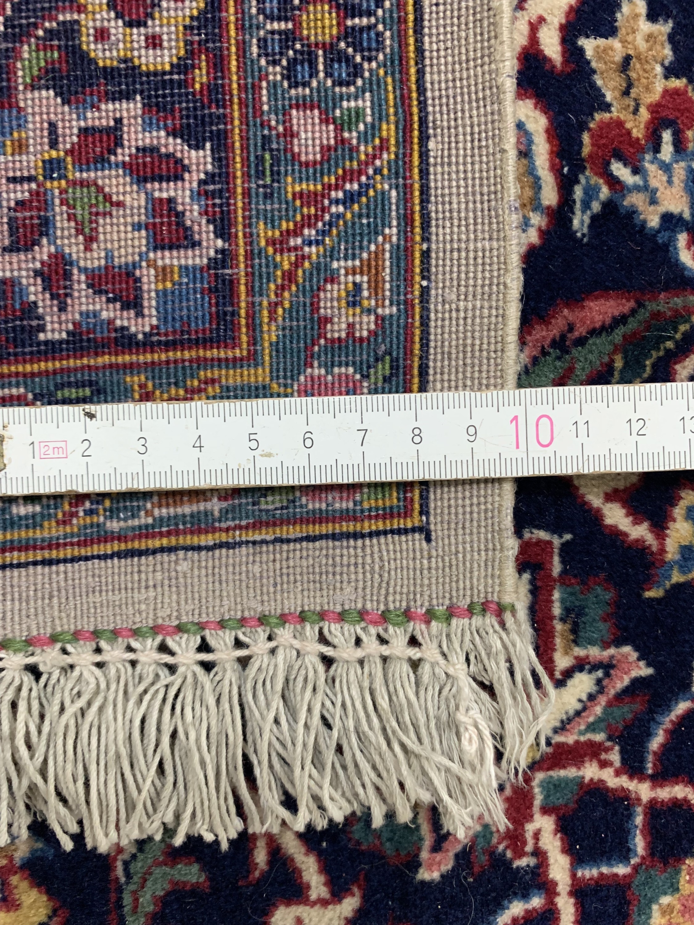 Detail i: Keschan Kork fein, Persien, Mitte 20.Jhd, Korkwolle auf Baumwolle, ca. 347 x 251 cm, EHZ: 2