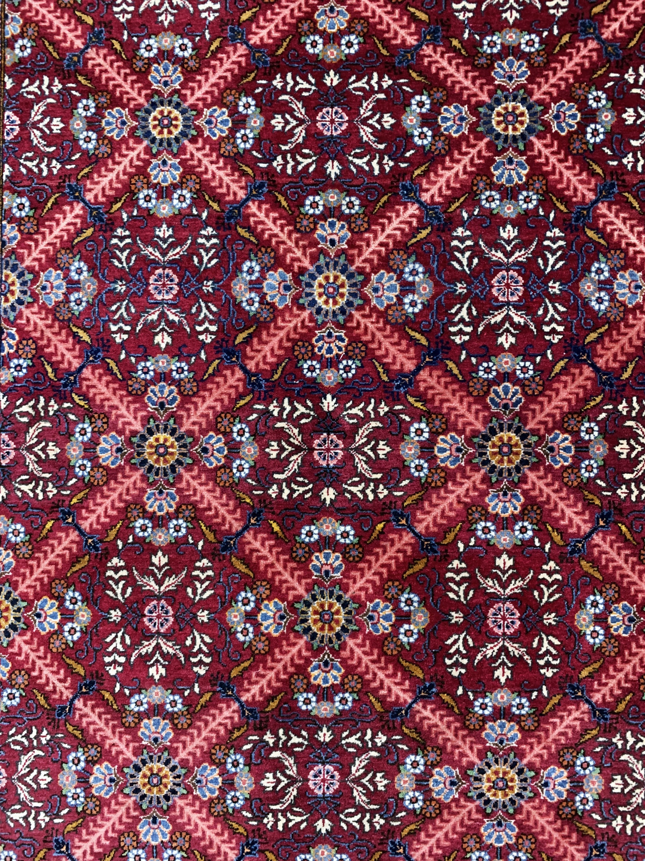 Detail b: Keschan alt, Persien, Mitte 20.Jhd, Wolle auf Baumwolle, ca. 210 x 137 cm, EHZ: 2