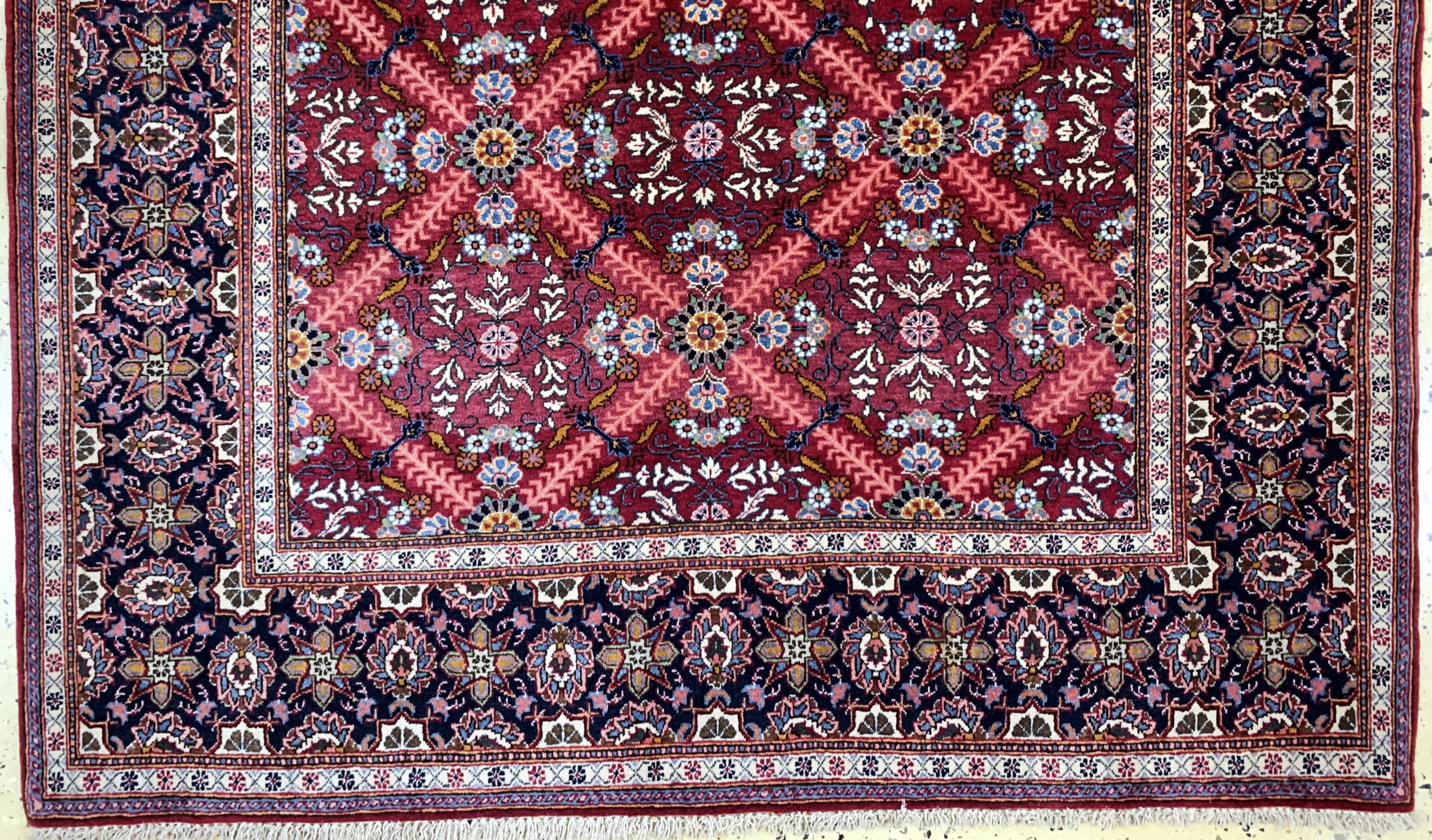 Detail c: Keschan alt, Persien, Mitte 20.Jhd, Wolle auf Baumwolle, ca. 210 x 137 cm, EHZ: 2