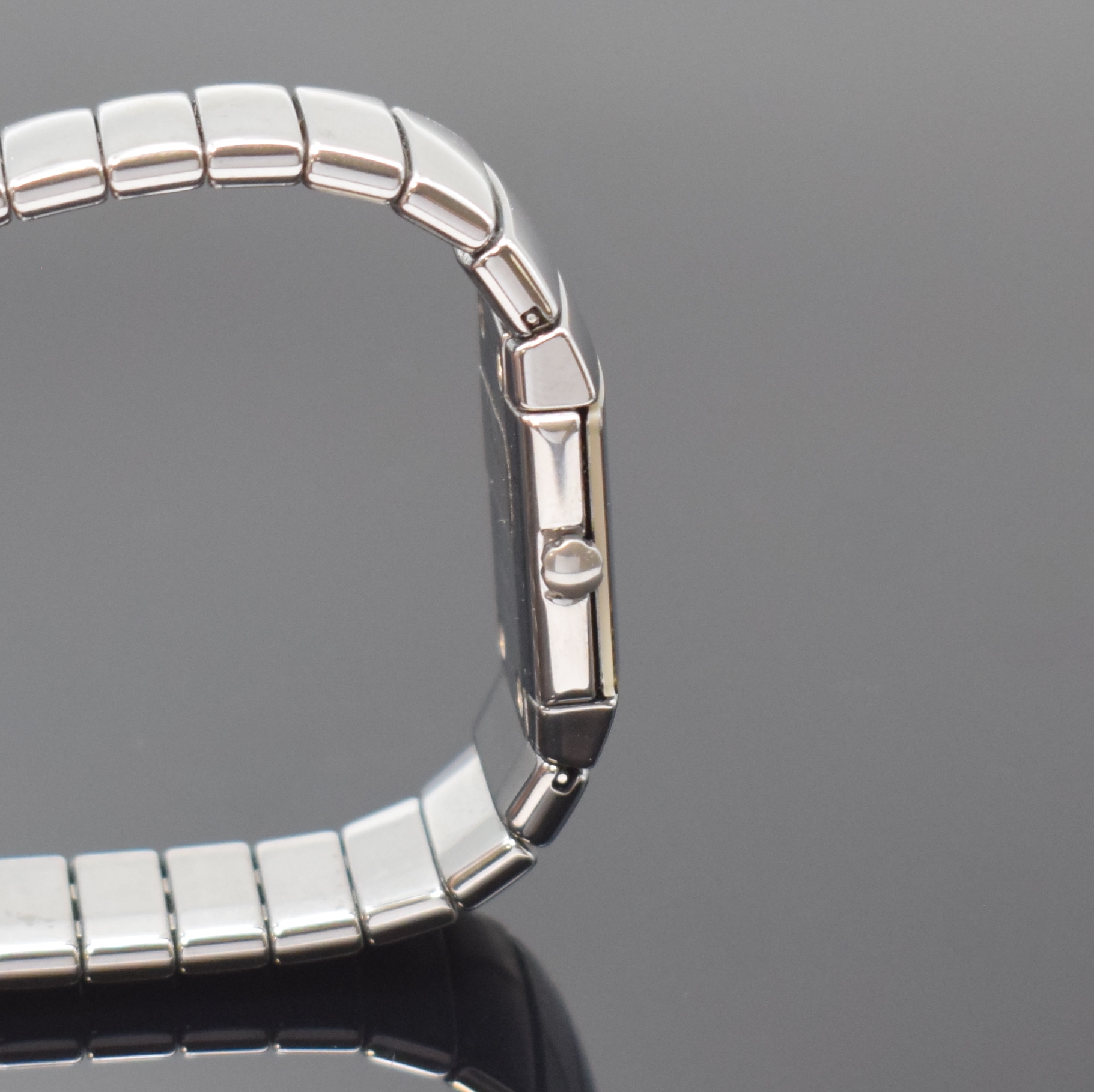 Detail c: RADO Diastar Jubilé Damenarmbanduhr Referenz 153.0334.3, Schweiz um 2000, Keramikgeh. inkl. Gliederband m. dopp. Faltschl., quarz, Zifferbl. m. 4 ...