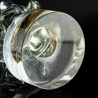 26908251f - Glasskulptur, Ermanno Nason für Cenedese, Murano, Frauentorso auf Sockel, Unikat, ...