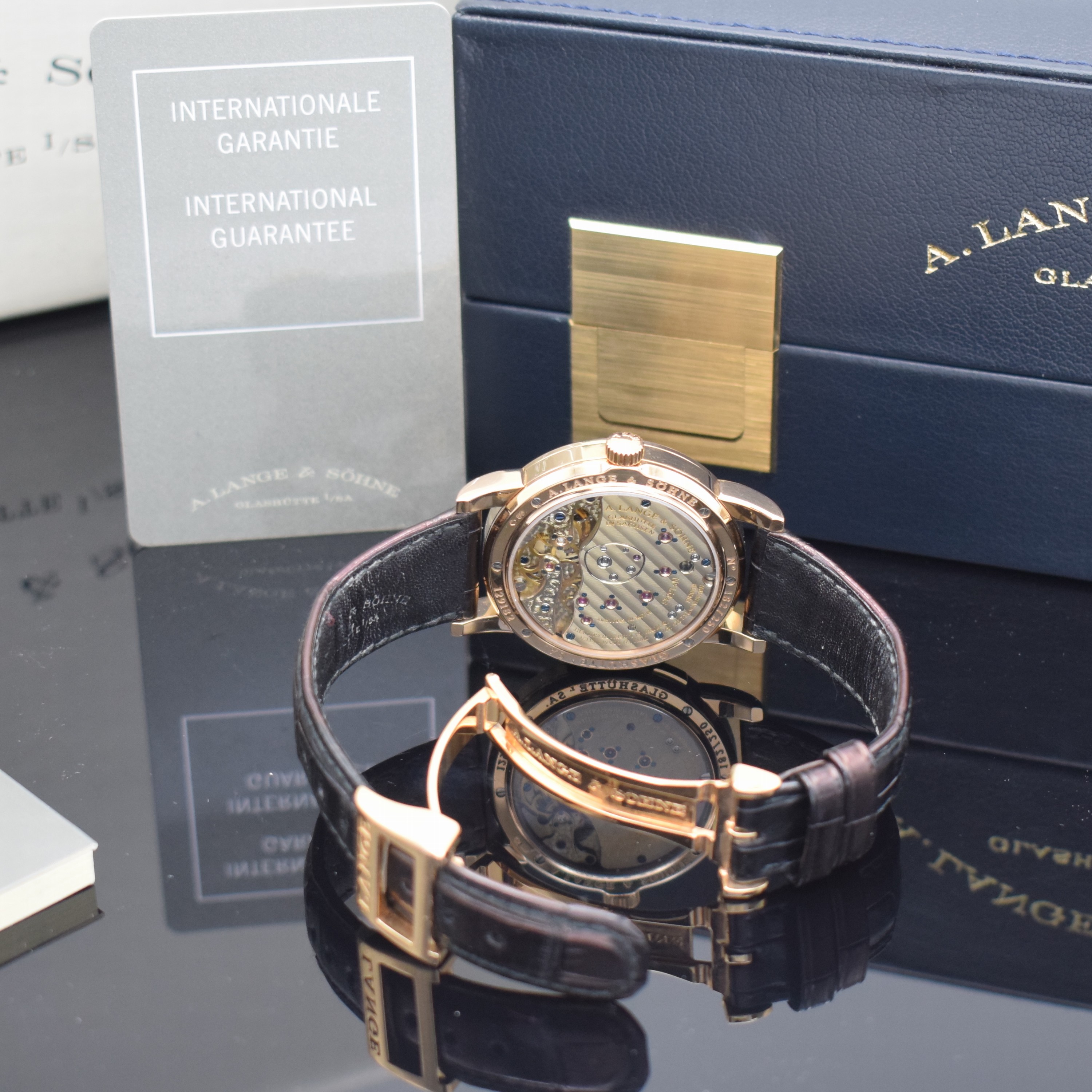 Detail i: A. LANGE & SÖHNE hochfeines und seltenes, auf 250 Stück limitiertes Lange 1-Tourbillon "Jahrhundert Tourbillon" in Roségold 750/000 ...