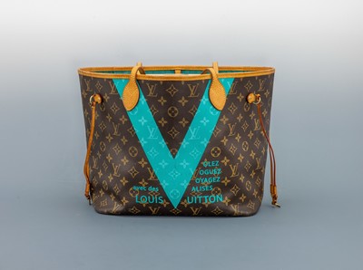 Image 26908527 - LOUIS VUITTON Handtasche, Modell Neverfull,limitierte Edition, Monogram Canvas mit ...