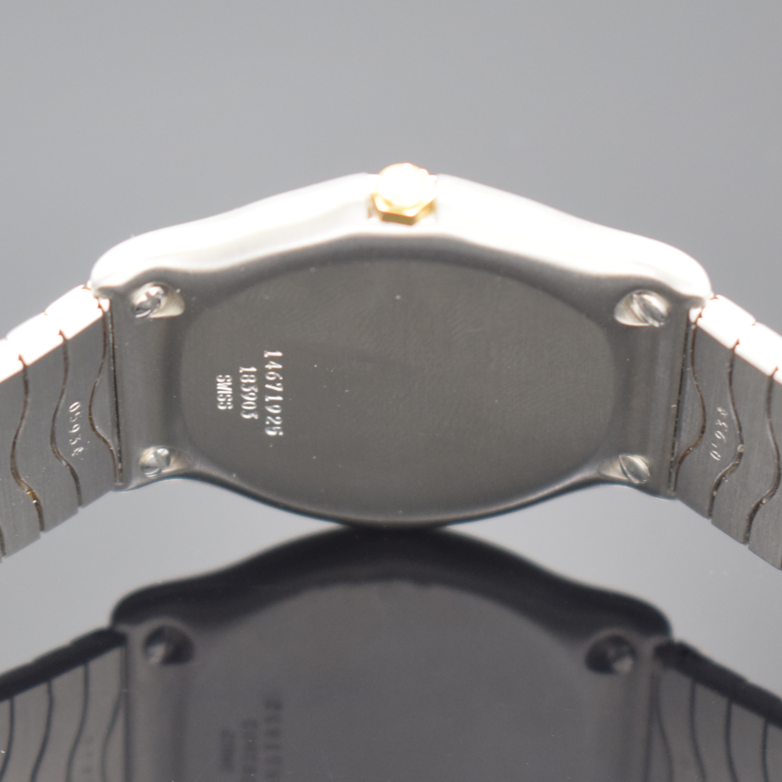 Detail e: EBEL Armbanduhr Sport Classic Referenz 183903, Schweiz verk. lt. Pap. am 07/1993, quarz, Edelstahl/Gold kombiniert inkl. orig. Wellengliederband m. ...