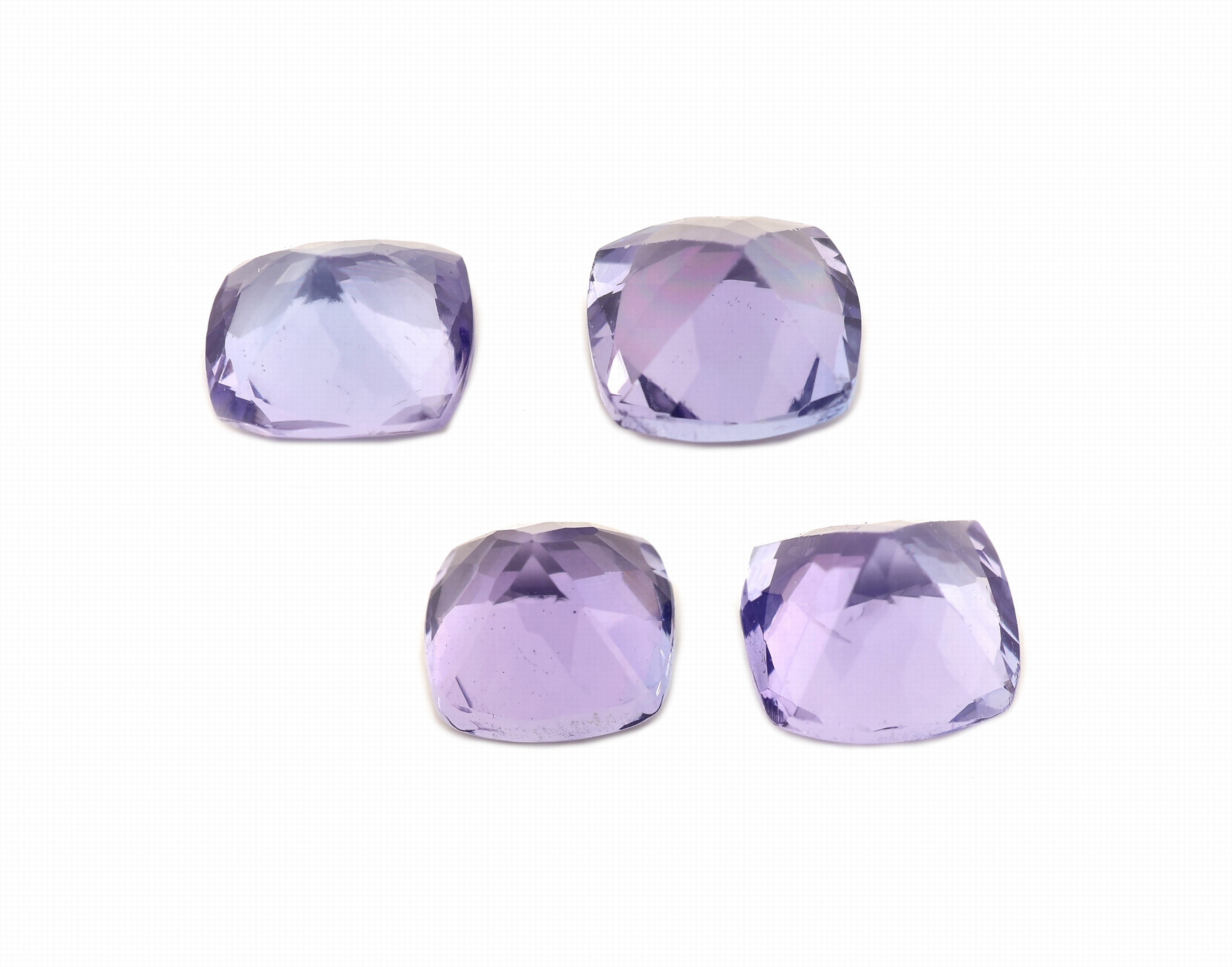 Detail a: Lot 4 lose facett. Tansanite zus. 3.10 ct