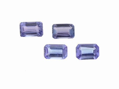 Image 26908637 - Lot 4 lose facett. Tansanitbaguettes zus. 2.58ct Schätzpreis: 1100, - EUR