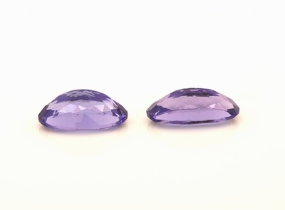 26908638c - Lot 2 lose ovalfacett. Tansanite zus. 1.89 ct Schätzpreis: 680, - EUR