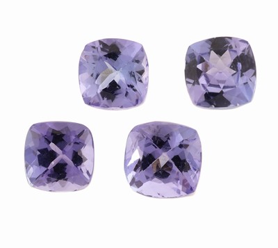 Image 26908640 - Lot 4 lose facett. Tansanite zus. 3.10 ct Schätzpreis: 1180, - EUR
