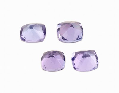 26908640a - Lot 4 lose facett. Tansanite zus. 3.10 ct Schätzpreis: 1180, - EUR