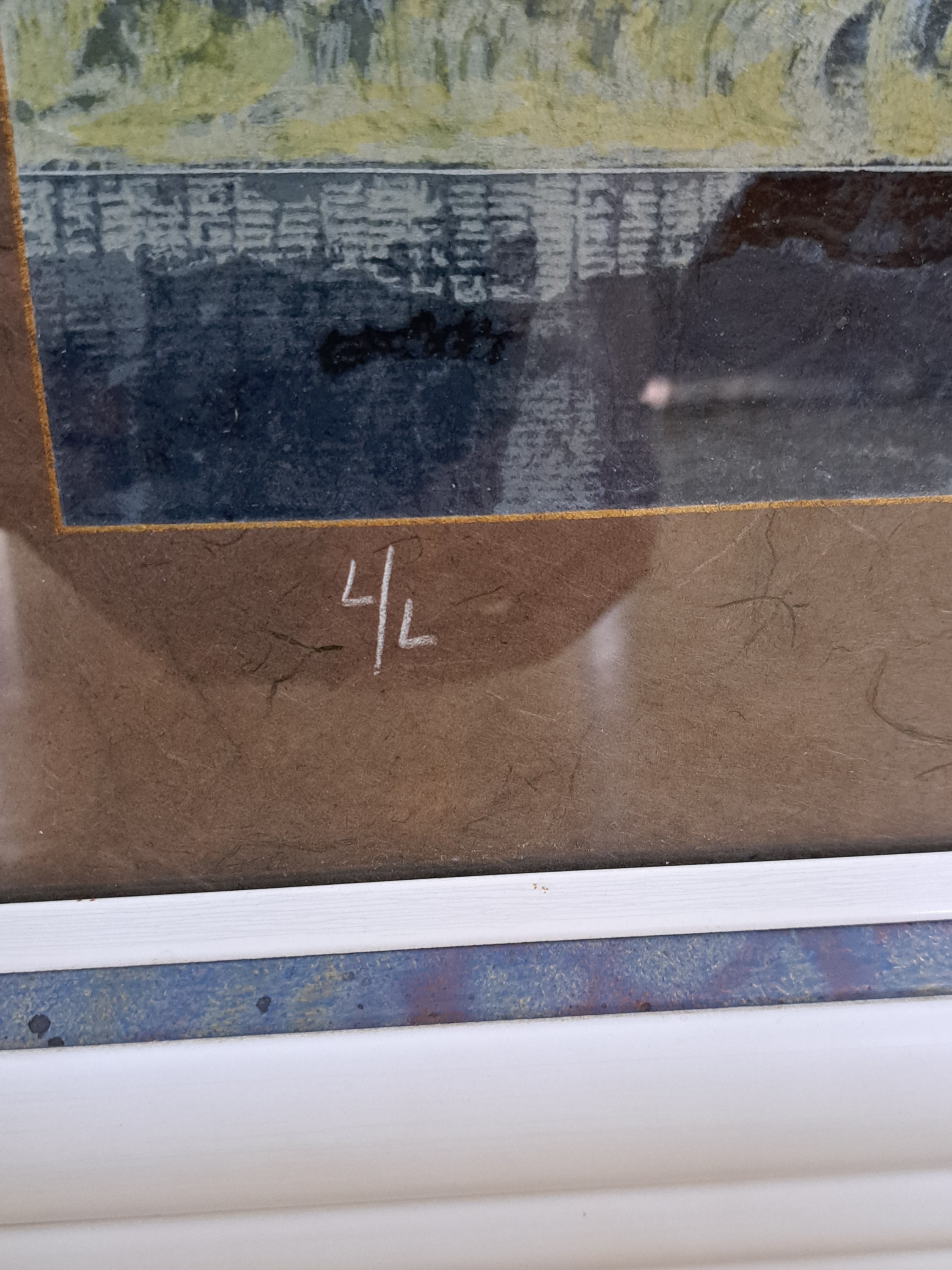 Detail c: Lu Hong, Spring Sensation, Serigraph, auf Reispapier, handgedruckt, num. L/L, ca. 52 x 145, Gesamtauflage 235 Stück, handsigniert, mit Expertise und ...